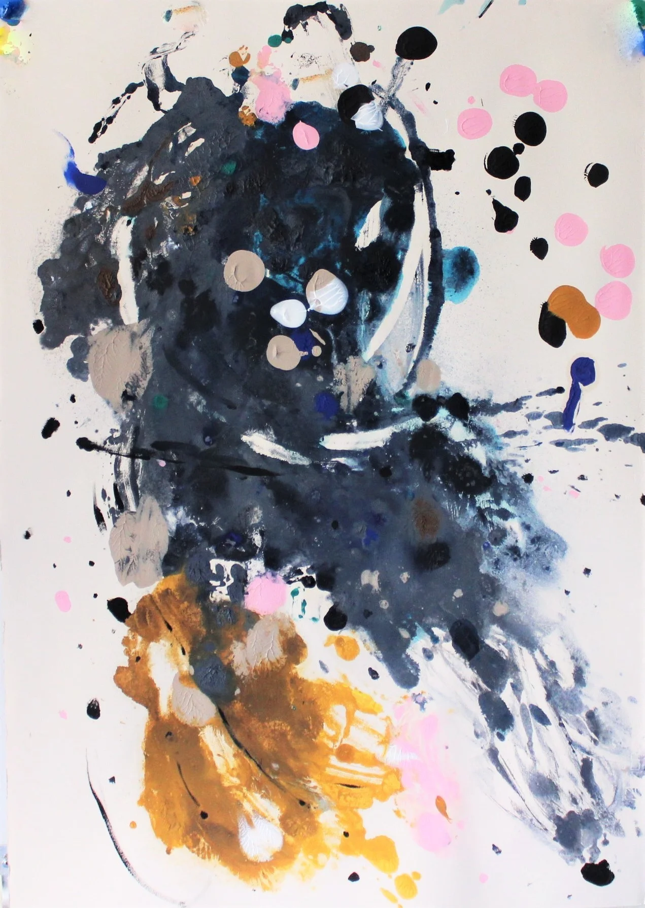 oil on paper - 70 x 100 cm - SOLD