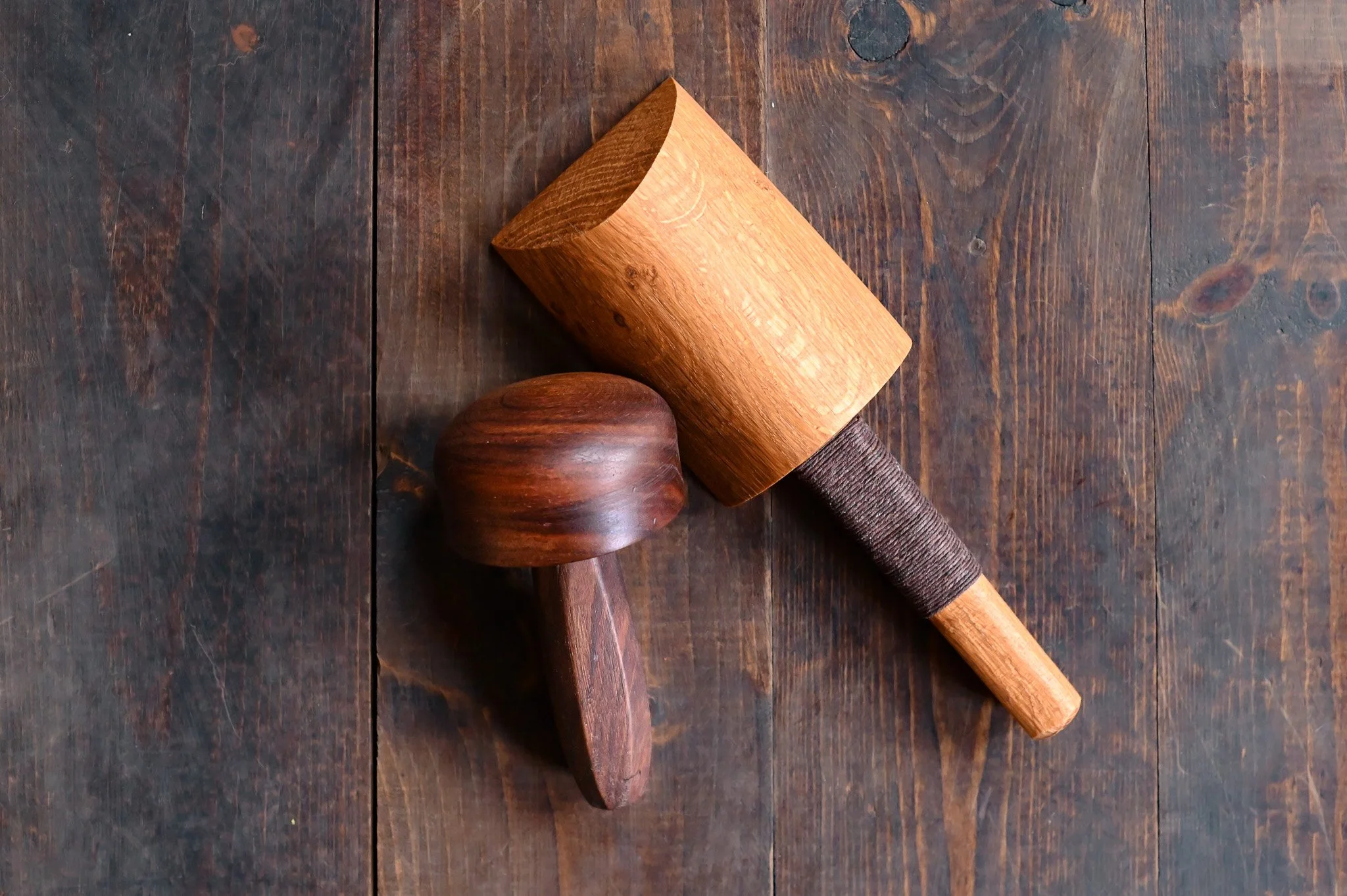 Potter's Anvil + Rounded Clay Paddle