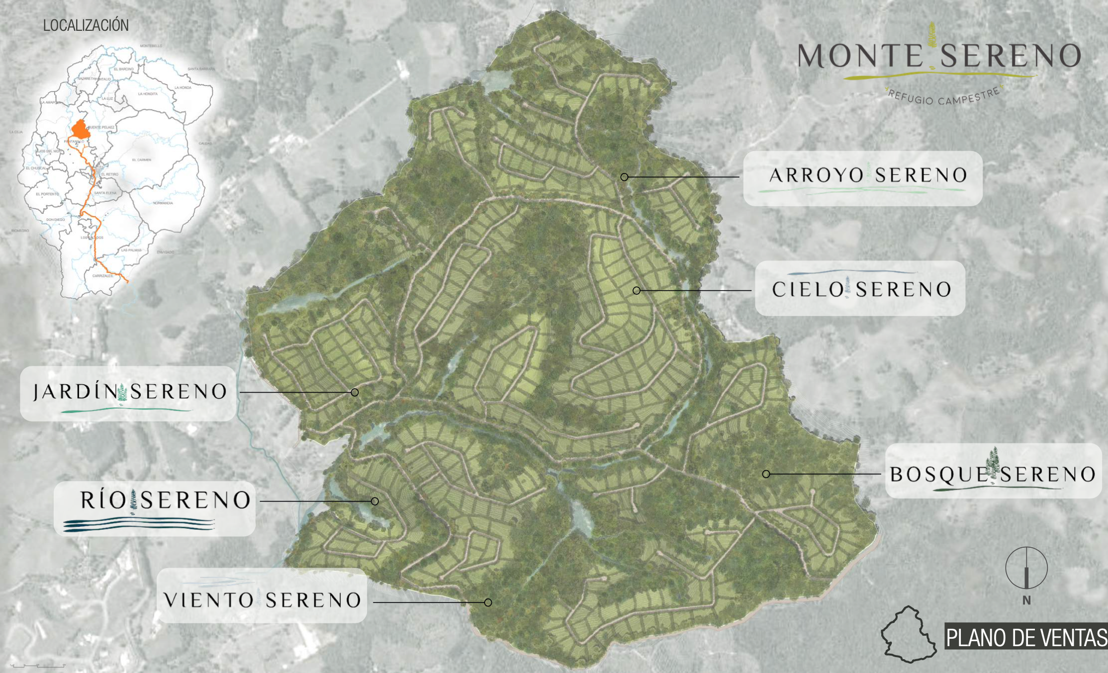 Plan Maestro Parcelación Montesereno, El Retiro