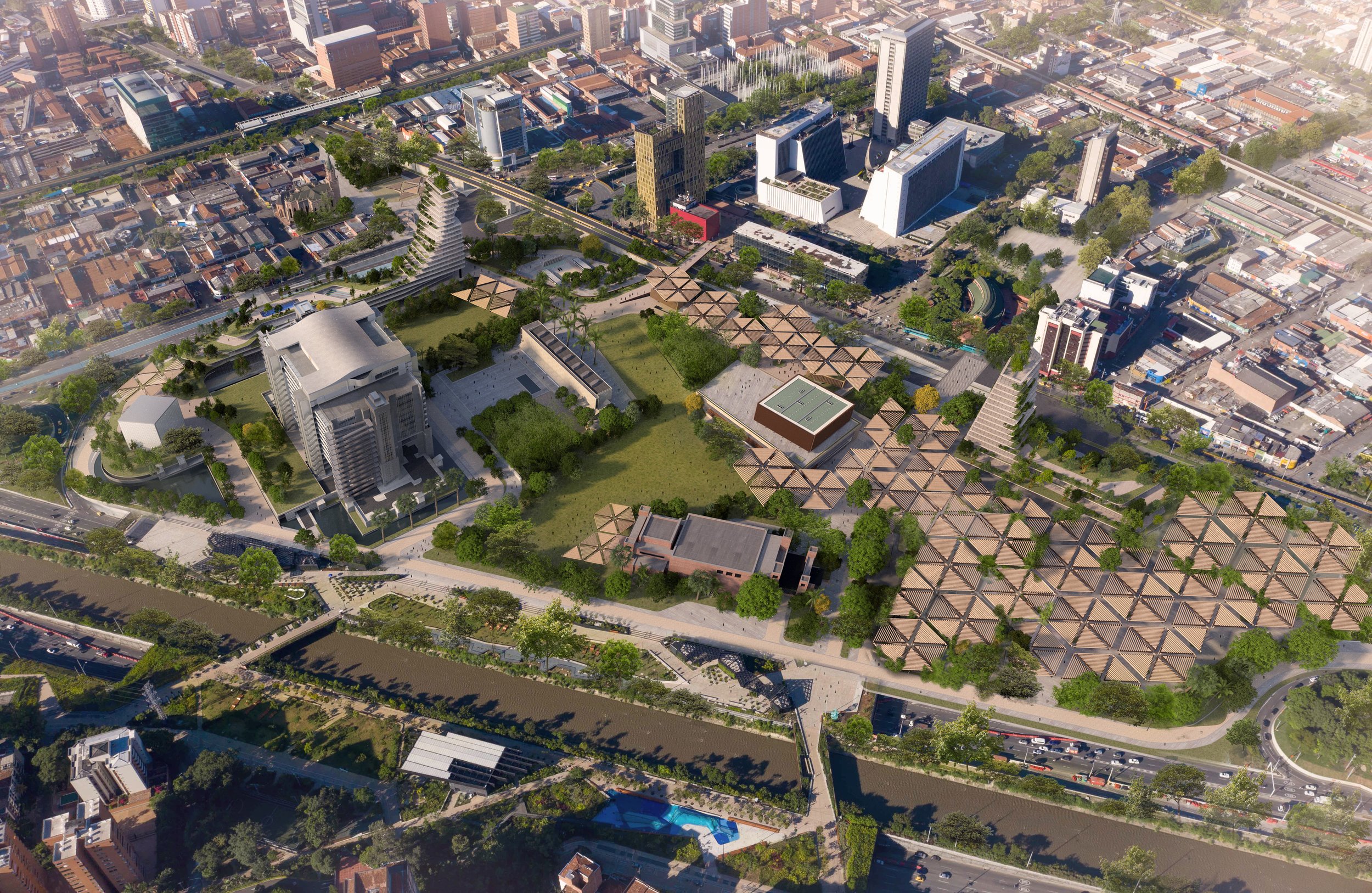 Plan Visión Parque Central Centro Cívico, Medellín