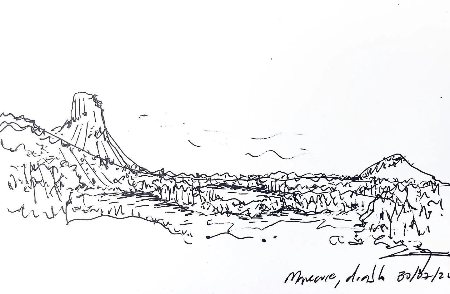 2/3 Bocetos de viaje #mavicure 

#bocetos #scketch #viajes #colombia #guainia