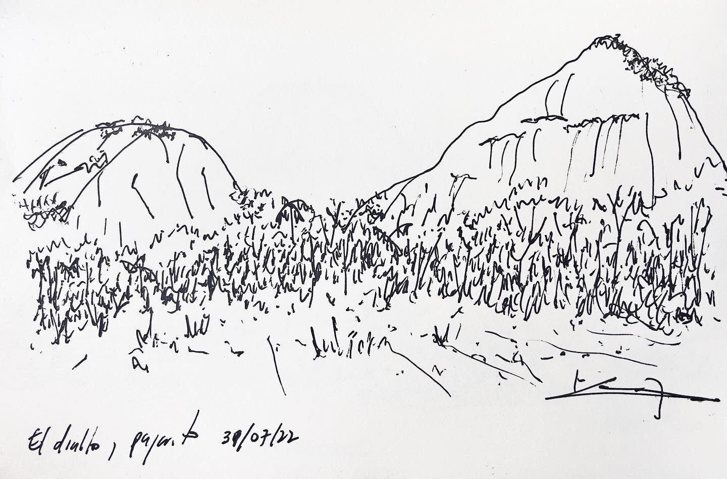 3/3 Bocetos de viaje cerros Mavicure. #resguado el Remanso

#boceto #scketch #viajes #colombia #guainia