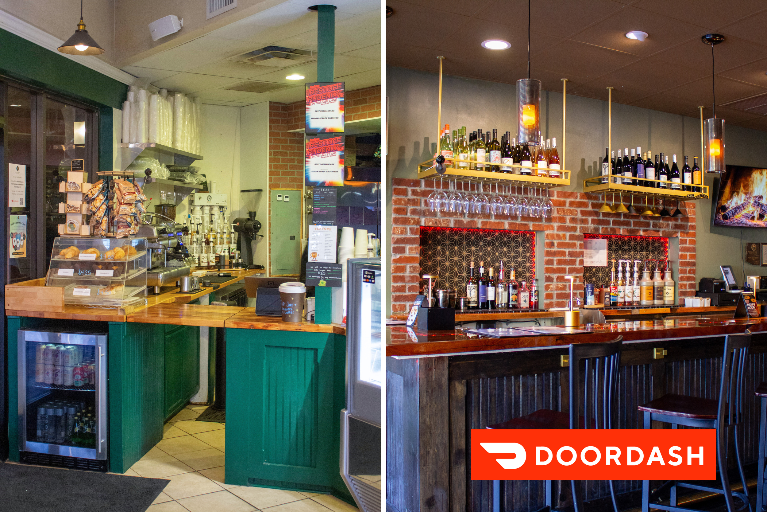 Grab and go coffee counter and espresso martini bar, coffee lounge, espresso martinis in Old Town Scottsdale, Scottsdale, espresso martinis near me