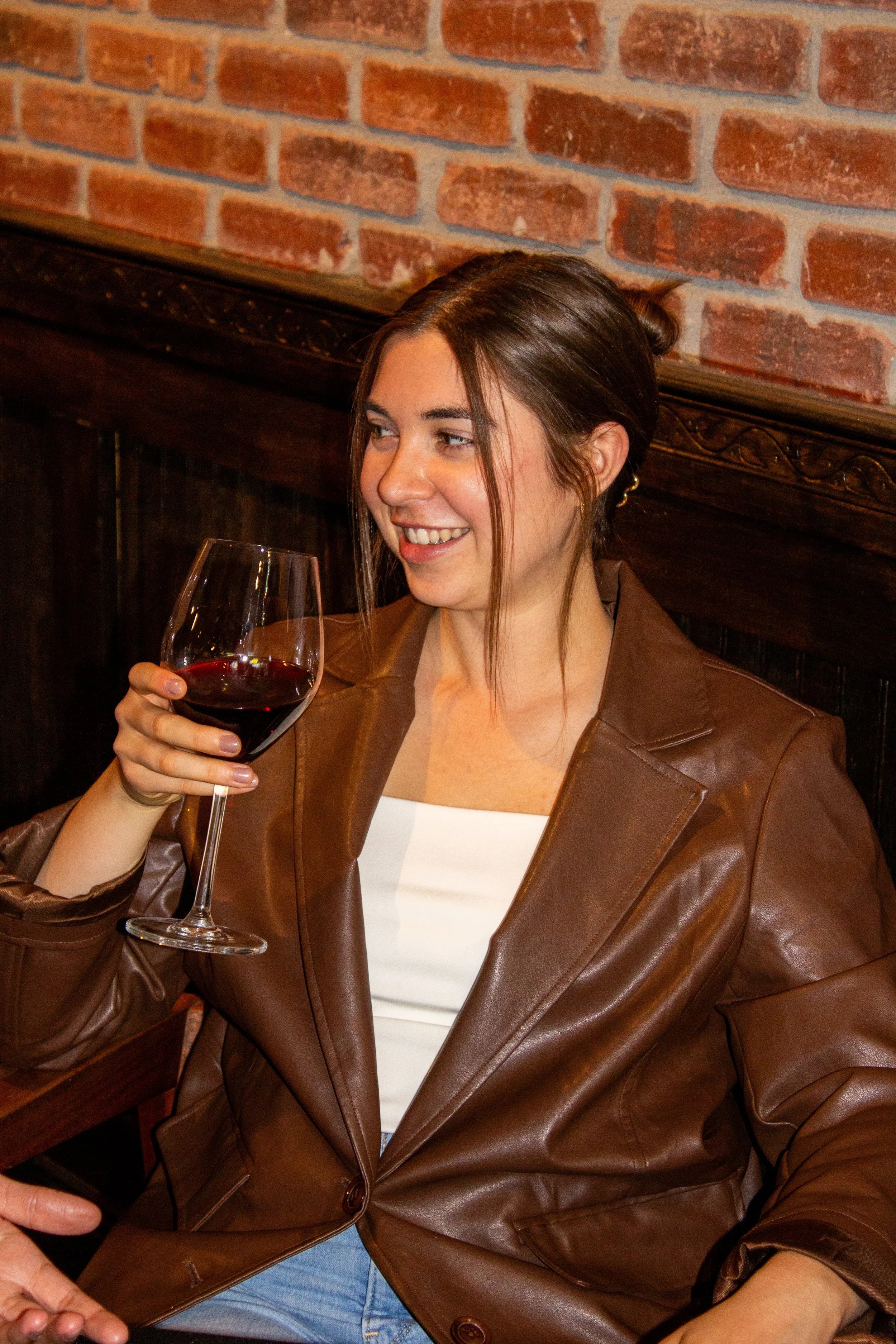 woman drinking wine at wine bar Old Town Scottsdale