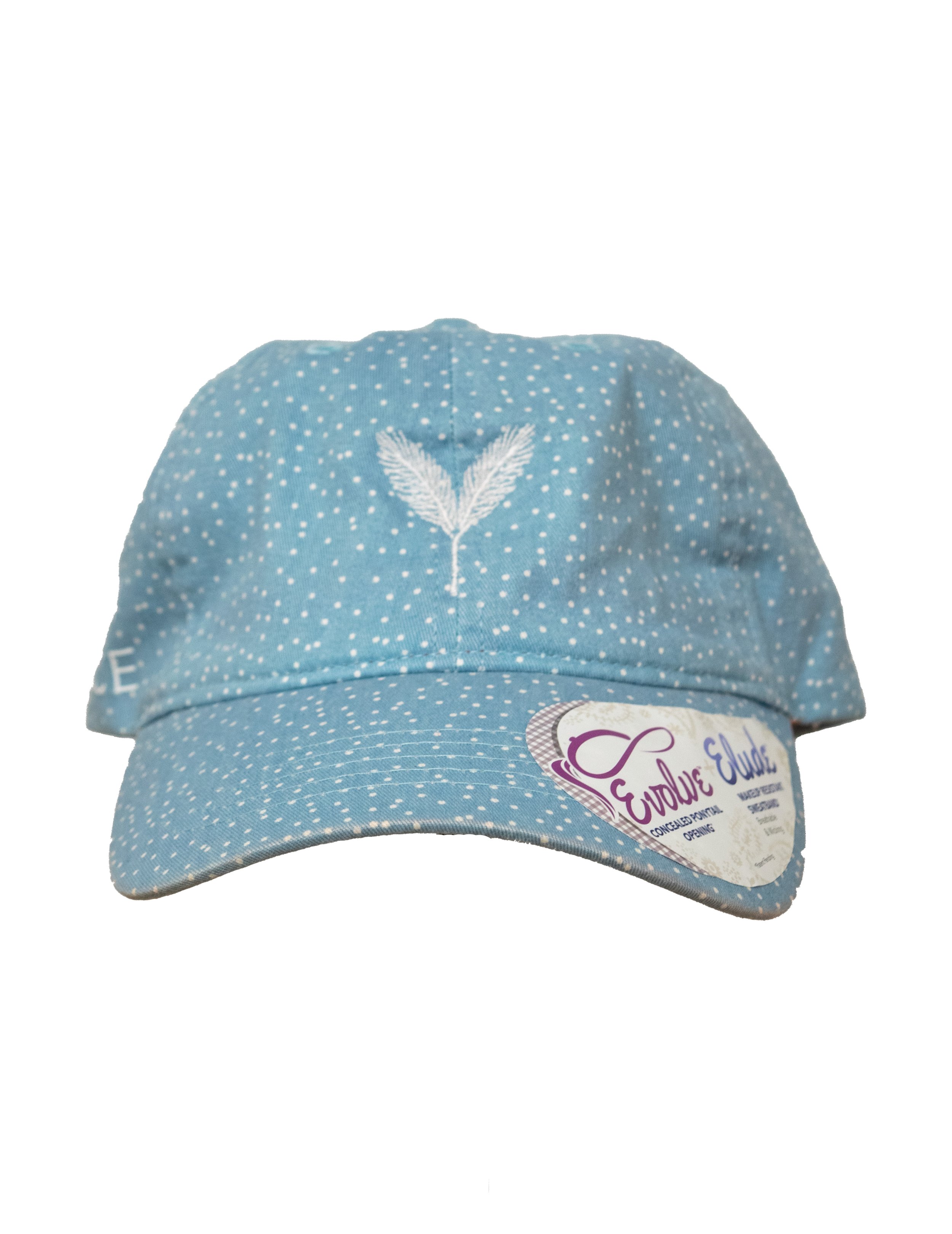 Women's Blue Polka Dot Hat