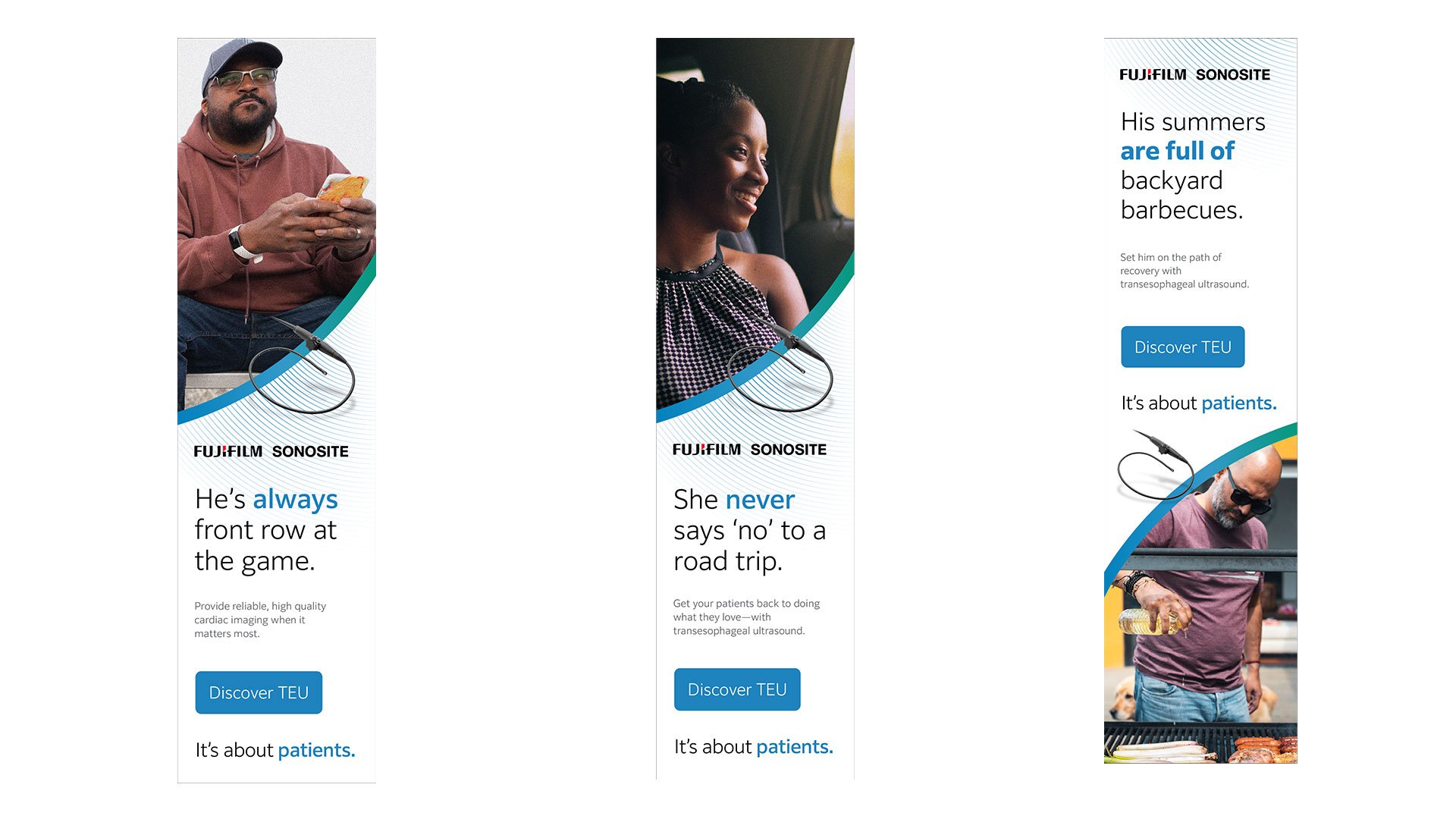  Every care team shares the same goal: helping patients get back to what they love most. The TEU campaign showcased how ultrasound delivers immediate answers when every minute matters—giving clinicians the insight they need to act quickly and get the