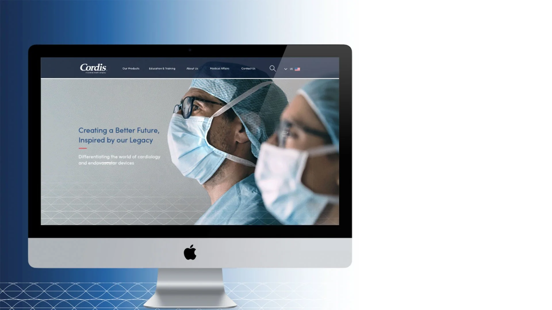  With a fresh look and clearer messaging, we transformed Cordis.com into a site that better served North America while still supporting global teams.  