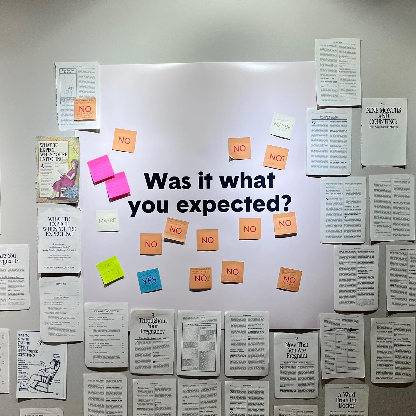 Was it What You Expected? 
Exhibitions exploring the ways reproductive and birthing knowledge are shared- especially through books.

Birth by the Book is still open through the month if May at the Monroe County Public Library library and the Herman B