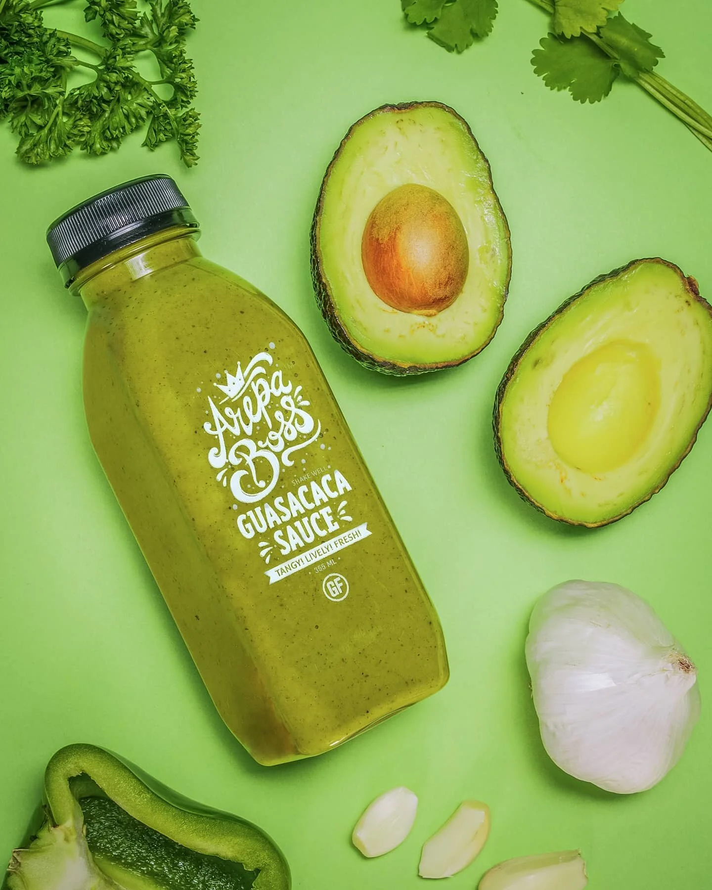 Now a serious question...
@arepaboss Guasacaca Sauce, yes or yes!?

What's that you say? Well possibly the best damn sauce you'll ever try! 
And it works so well with... EVERYTHING! 

Our members @arepaboss have their sauce game on point and you shou