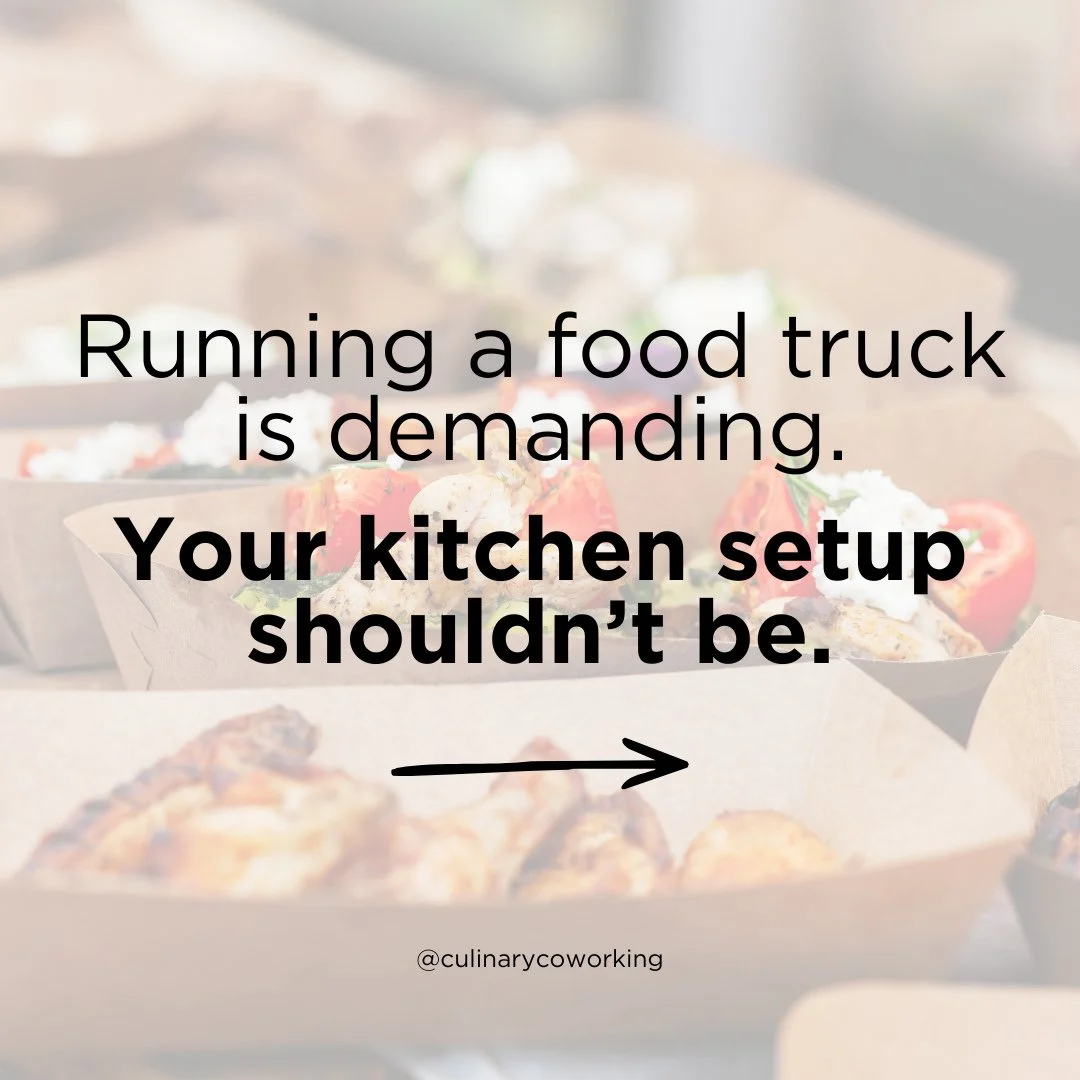Big summer days call for a setup that can keep up. 🚚⁠
⁠
If this is your season to hit the streets, having a reliable kitchen behind the scenes makes all the difference. From early prep to late-night restocks, a professional, AHS-certified space help