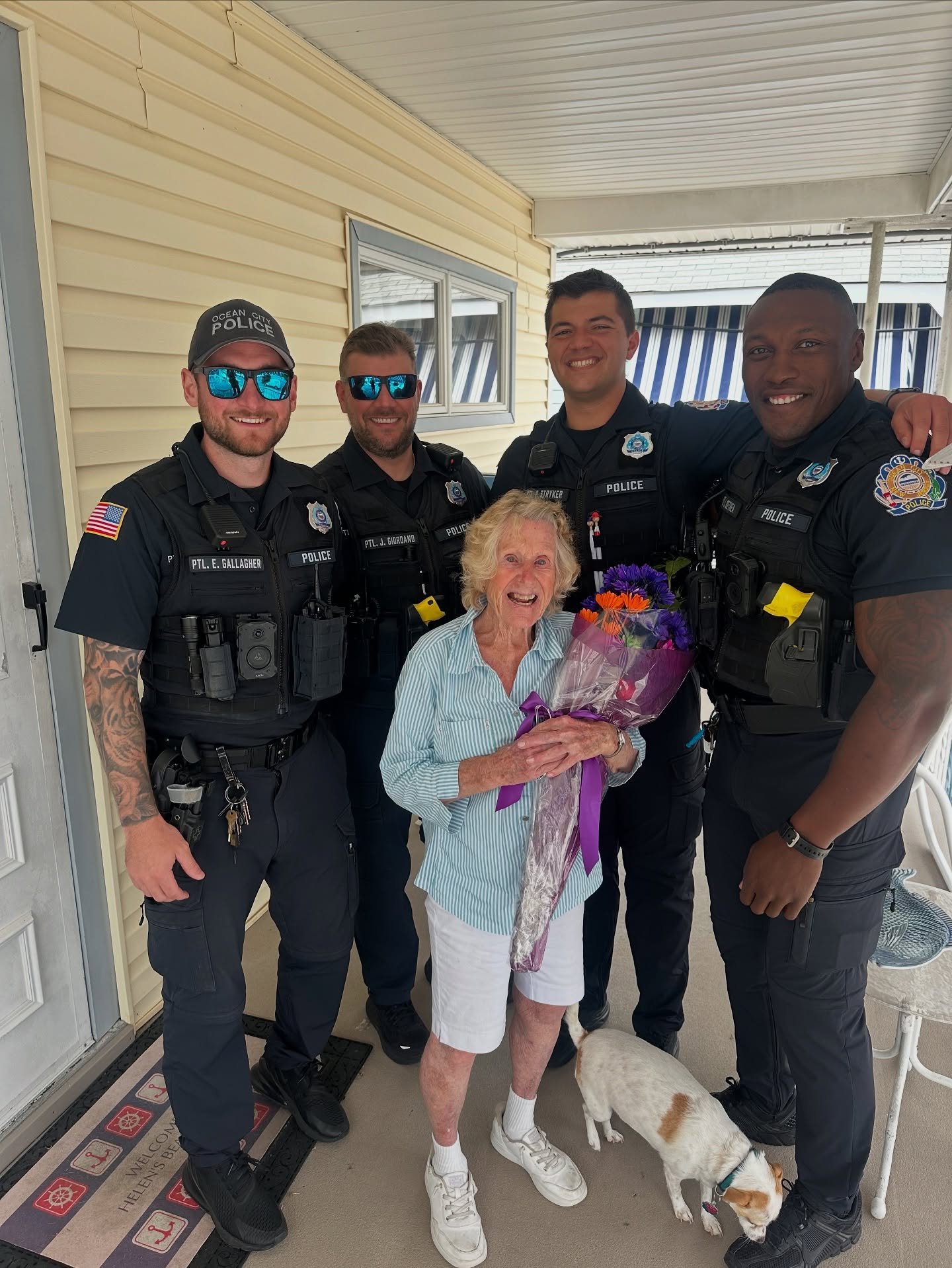 PBA Local 61 would like to wish Helen Foor, a local Ocean City resident for over 40 years, a Happy 99th Birthday!