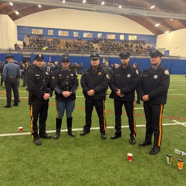 Yesterday, Captain Mazzuca, Ptl. Ogule, and Ptl. Stryker attended Delaware State Police Corporal Grade One Matthew &ldquo;Ty&rdquo; Snook&rsquo;s funeral at University of Delaware&rsquo;s Bob Carpenter Center. Also pictured are former OCPD SLEOs; Del