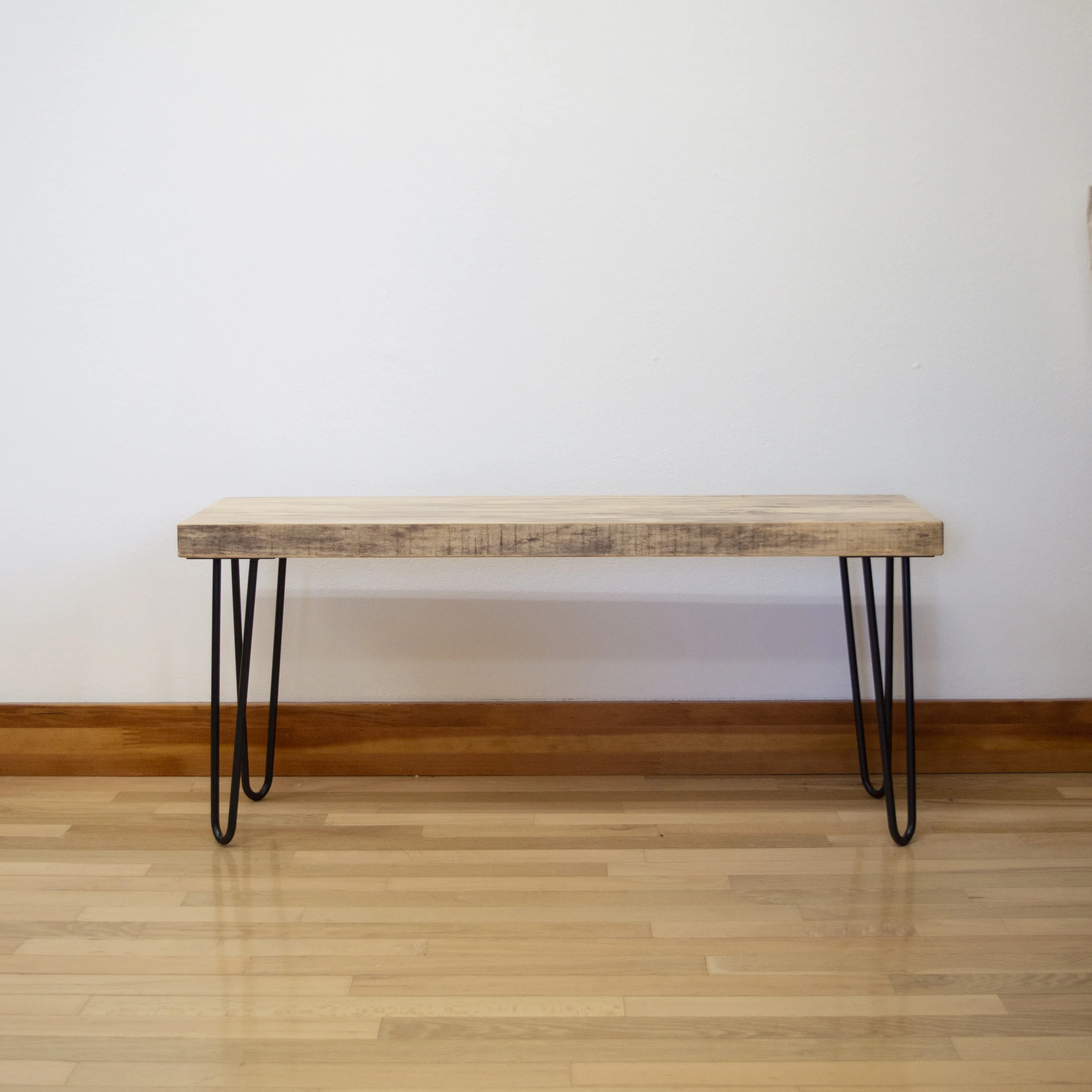 Example of finished bench
