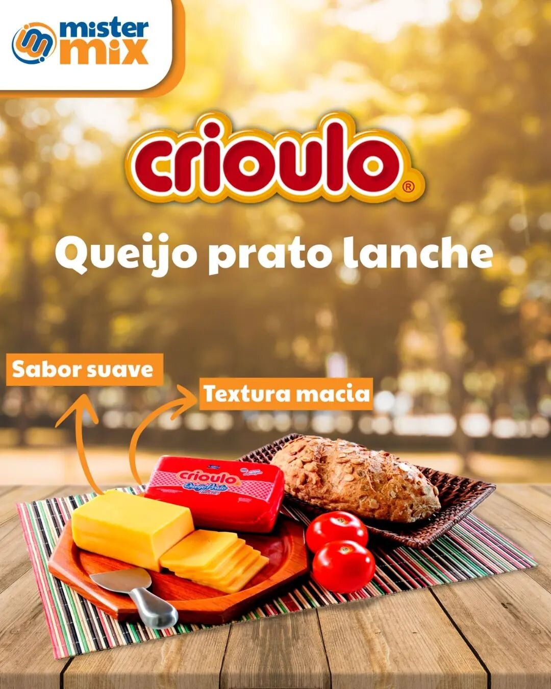 O cl&aacute;ssico funciona!
Suave e vers&aacute;til, o queijo Prato Crioulo combina com tudo. 😋

Macio e com sua massa maturada, o queijo tipo Prato &eacute; um dos queijos mais populares no Brasil.
Cont&eacute;m 500g, pr&aacute;tico para uso r&aacu