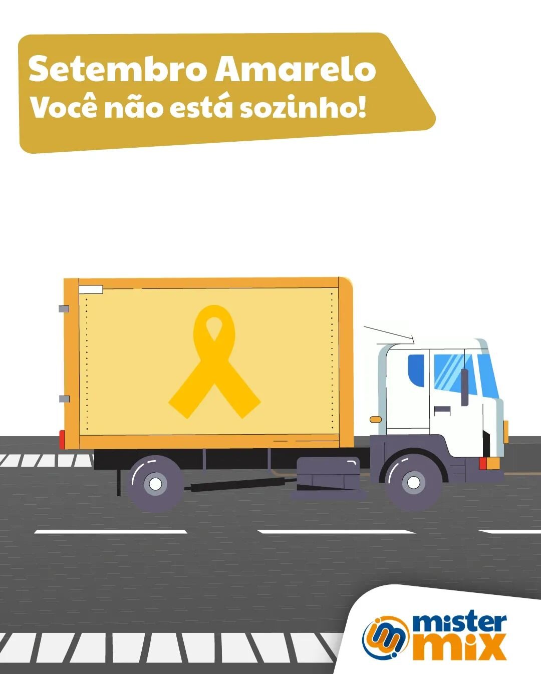 Hoje, dia 1 de setembro, come&ccedil;a a campanha Setembro Amarelo, com o objetivo de conscientizar sobre a preven&ccedil;&atilde;o do combate &agrave; depress&atilde;o, alertando as pessoas dessa triste realidade que vivemos atualmente.

A Mistermix