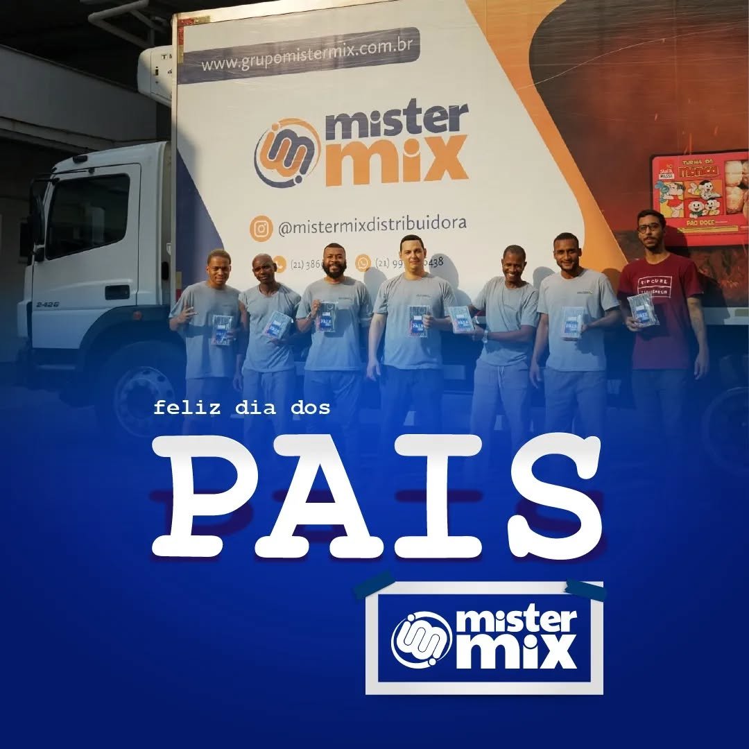 💙Feliz Dia dos Pais!

A todos os pais e colaboradores MisterMix, desejamos um dia repleto de alegria e amor. Que este dia especial seja uma oportunidade para celebrar e agradecer por todo o carinho, dedica&ccedil;&atilde;o e esfor&ccedil;o que voc&e