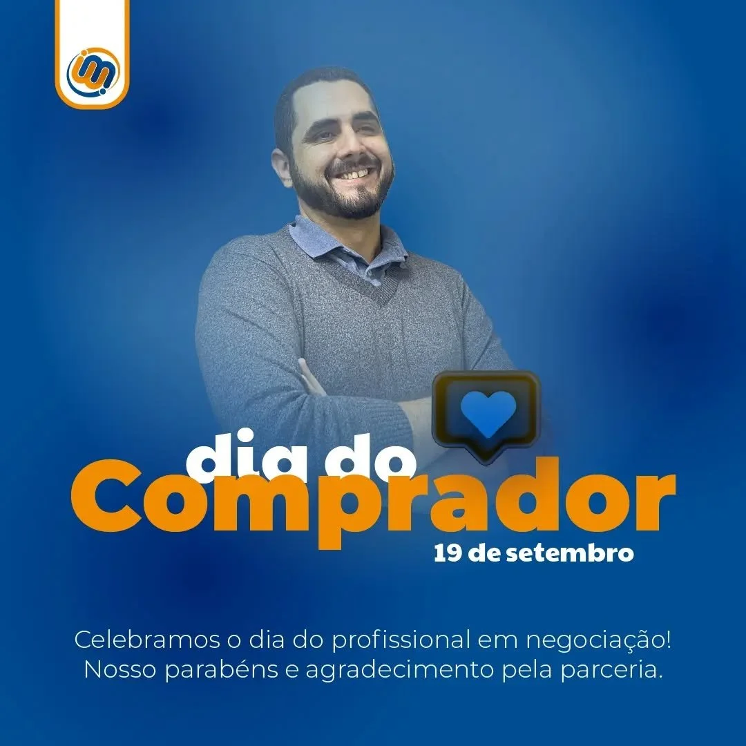 🤝Hoje, 19 de setembro, celebramos os profissionais com vis&atilde;o estrat&eacute;gica e que constroem parcerias de sucesso. 

🎉Parab&eacute;ns pelo seu trabalho e pela parceria! 💙

#diadocomprador #mistermix #parcerias #visaoestrategica