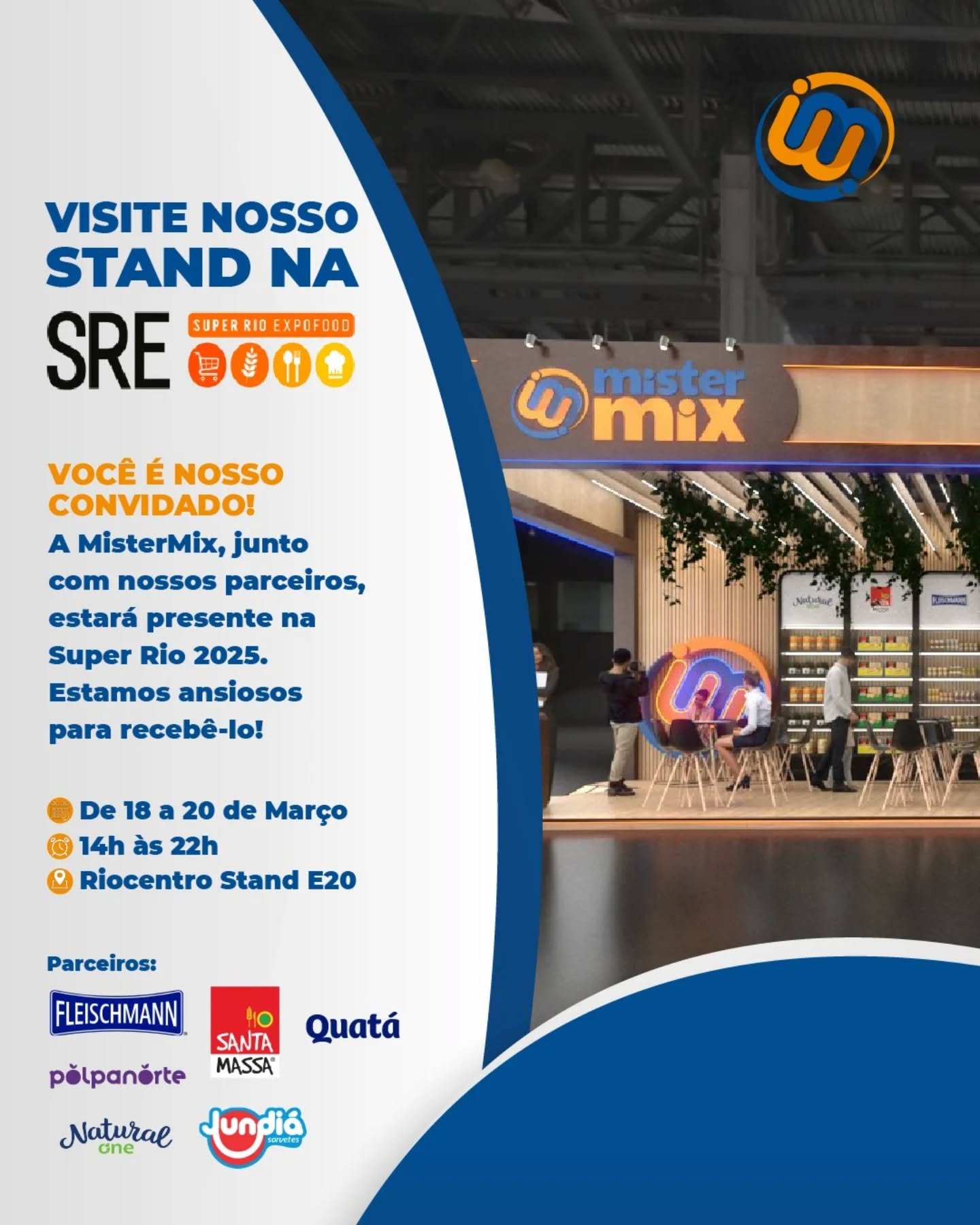 ✨ Nos dias 18, 19 e 20, estaremos na Super Rio Expofood! ✨

Estamos super felizes em compartilhar essa novidade com voc&ecirc;s! 🎉 Seja nosso convidado e venha viver essa experi&ecirc;ncia incr&iacute;vel conosco.

Confira todas as informa&ccedil;&o