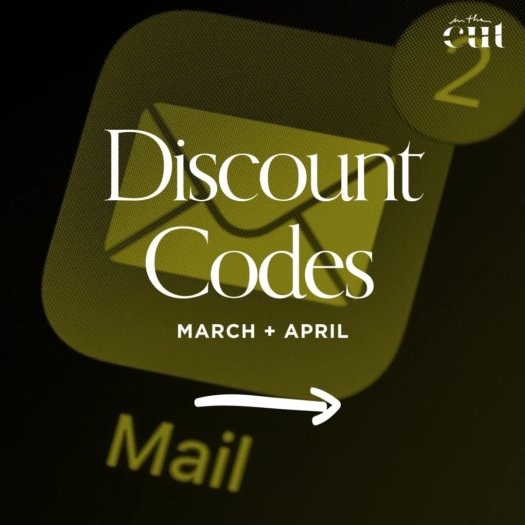 MARCH &amp; APRIL DISCOUNT CODES
