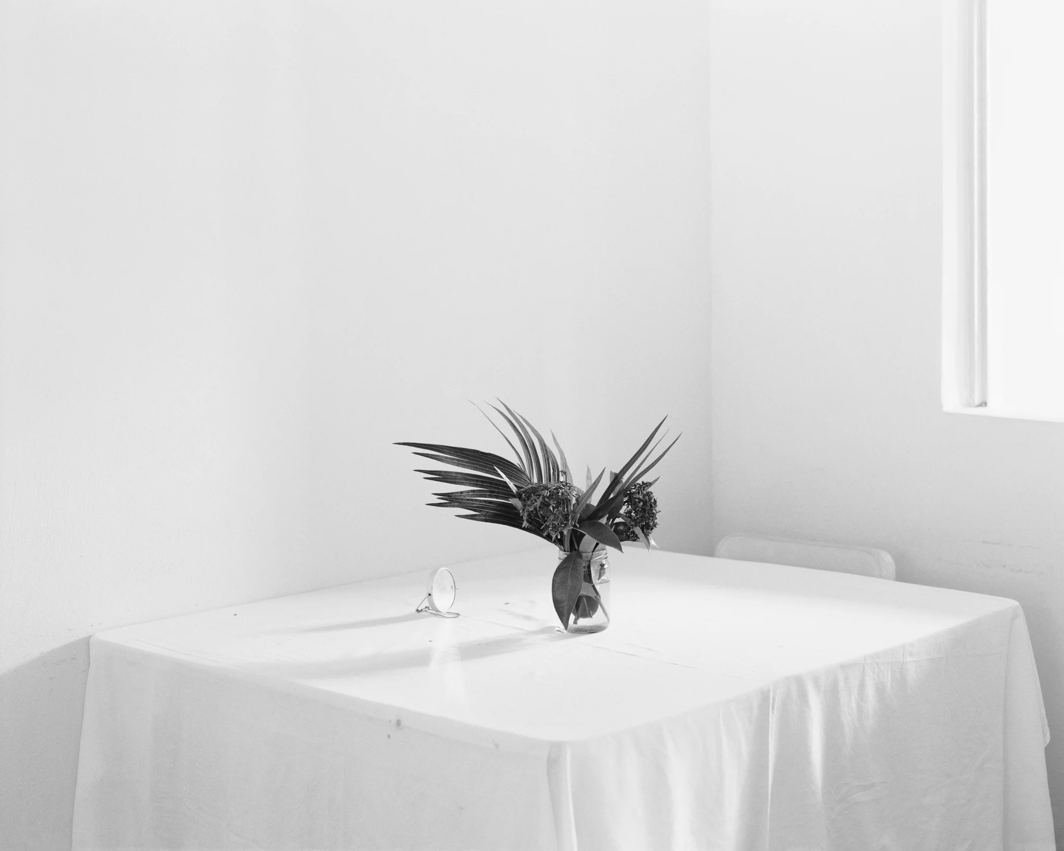 Lunch break room for plantation managers, May, 2014, Michelin Rubber Plantation, Bahia, Brazil. 2014/2018