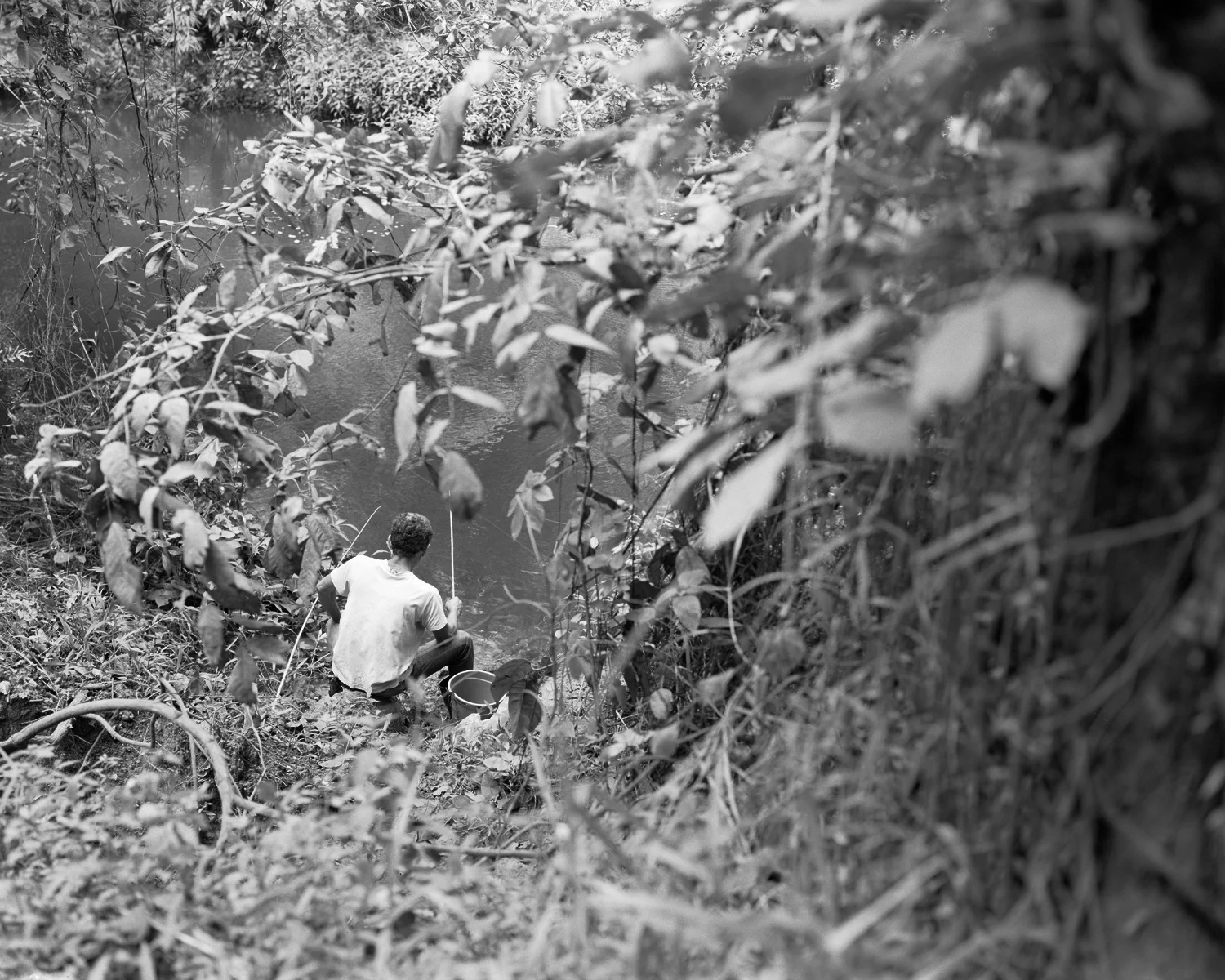 Fisherman on the Rio da Mariana, April, 2014, Bahia, Brazil. 2014/2018