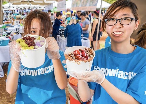 Cool off with our delicious cold dessert line selections! We will have three vendors - Snow Factory, Lucy's Lab Creamery and Hawaiian Honey Cones serving up refreshing treats to beat the summer heat.