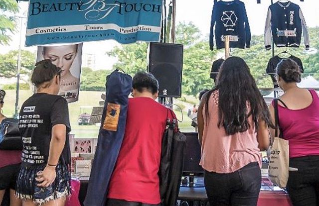 We will have a variety of Korean related retailers at the festival. Look for Beauty Touch, Heartland, Island Style Collections, LED Novelties Hawaii and NCAT on the Northwest side of the park.
