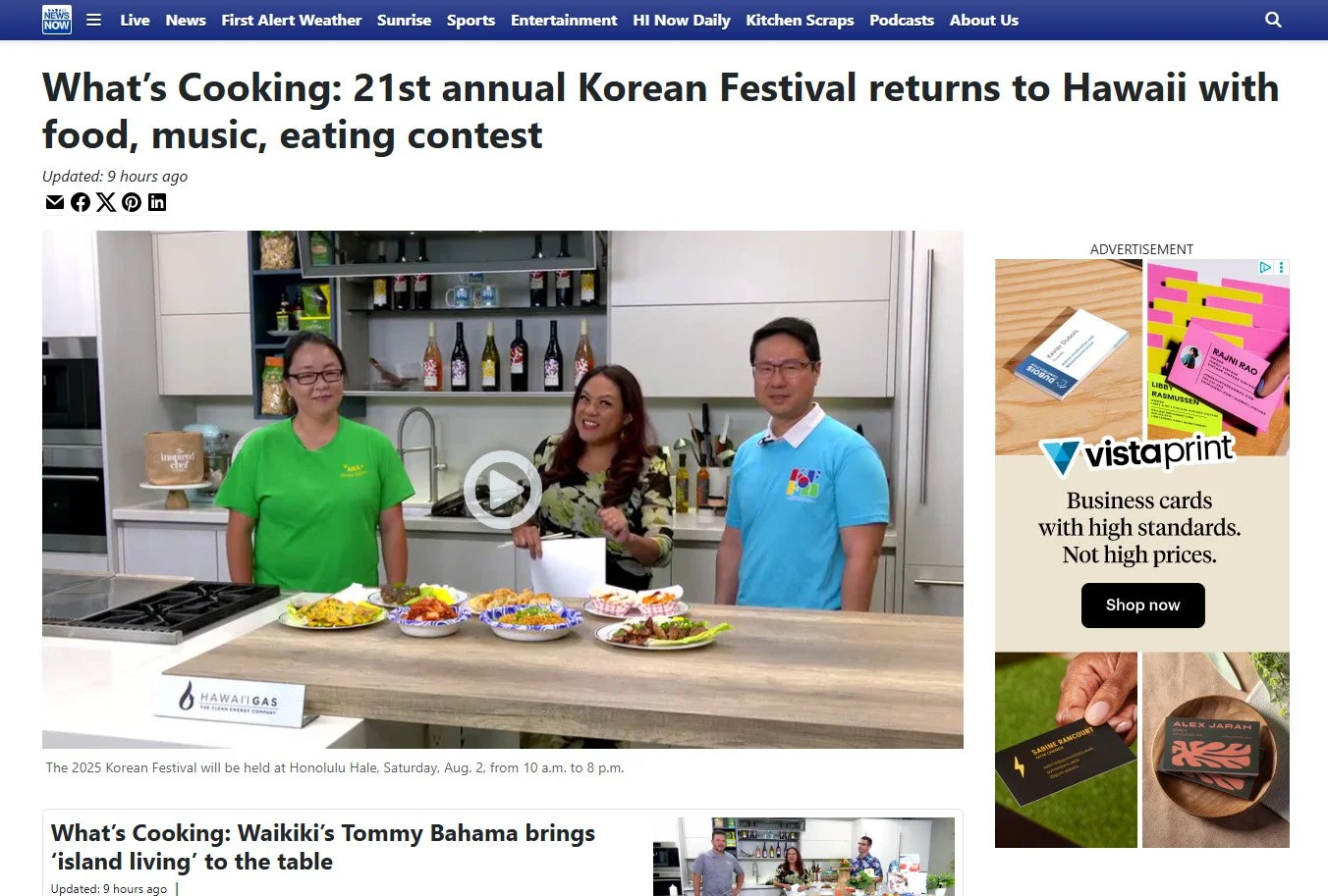 What’s Cooking: 21st annual Korean Festival returns to Hawaii with food, music, eating contest