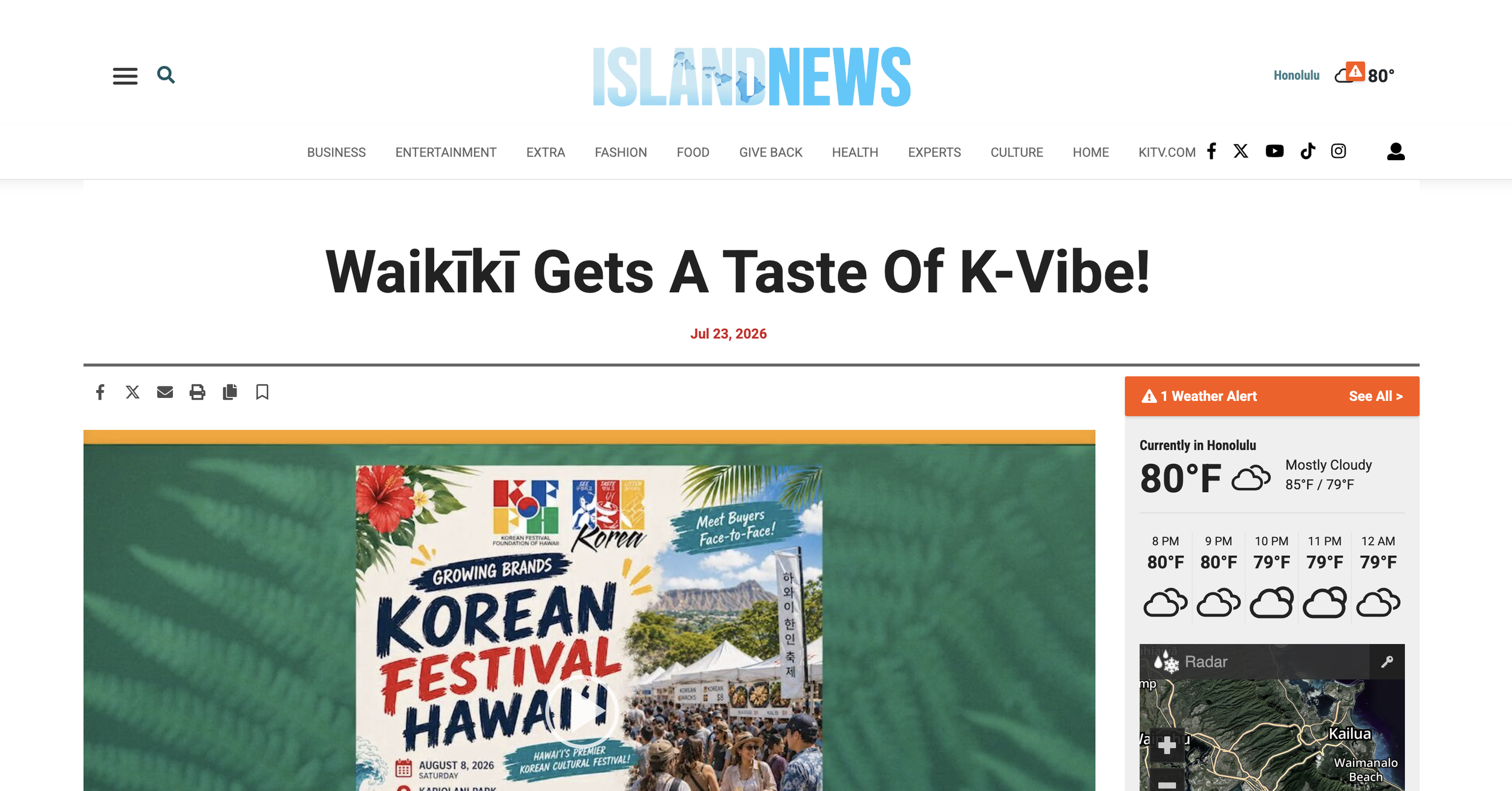 Waikiki Gets A Taste of K-Vibe!
