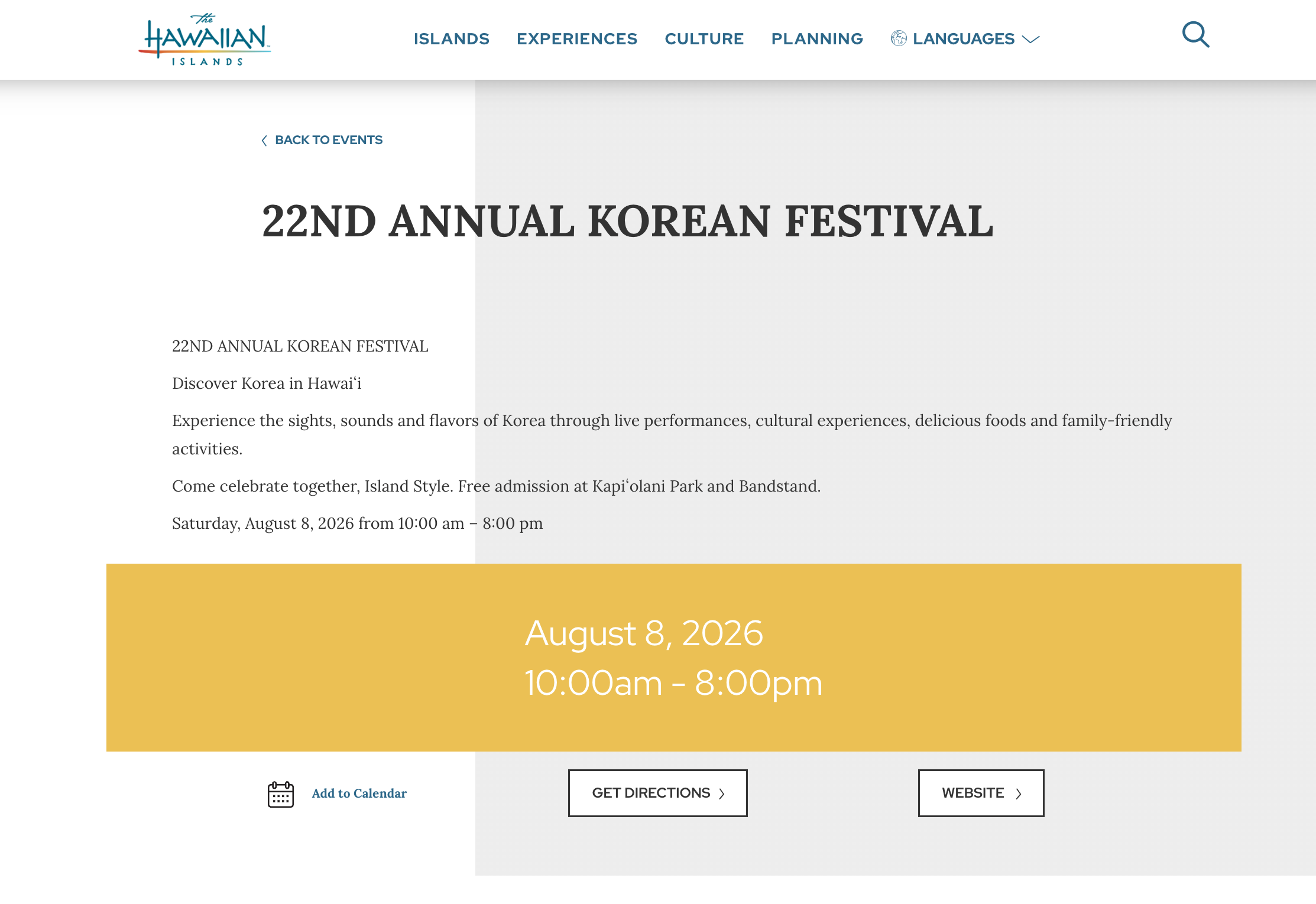 22ND ANNUAL KOREAN FESTIVAL