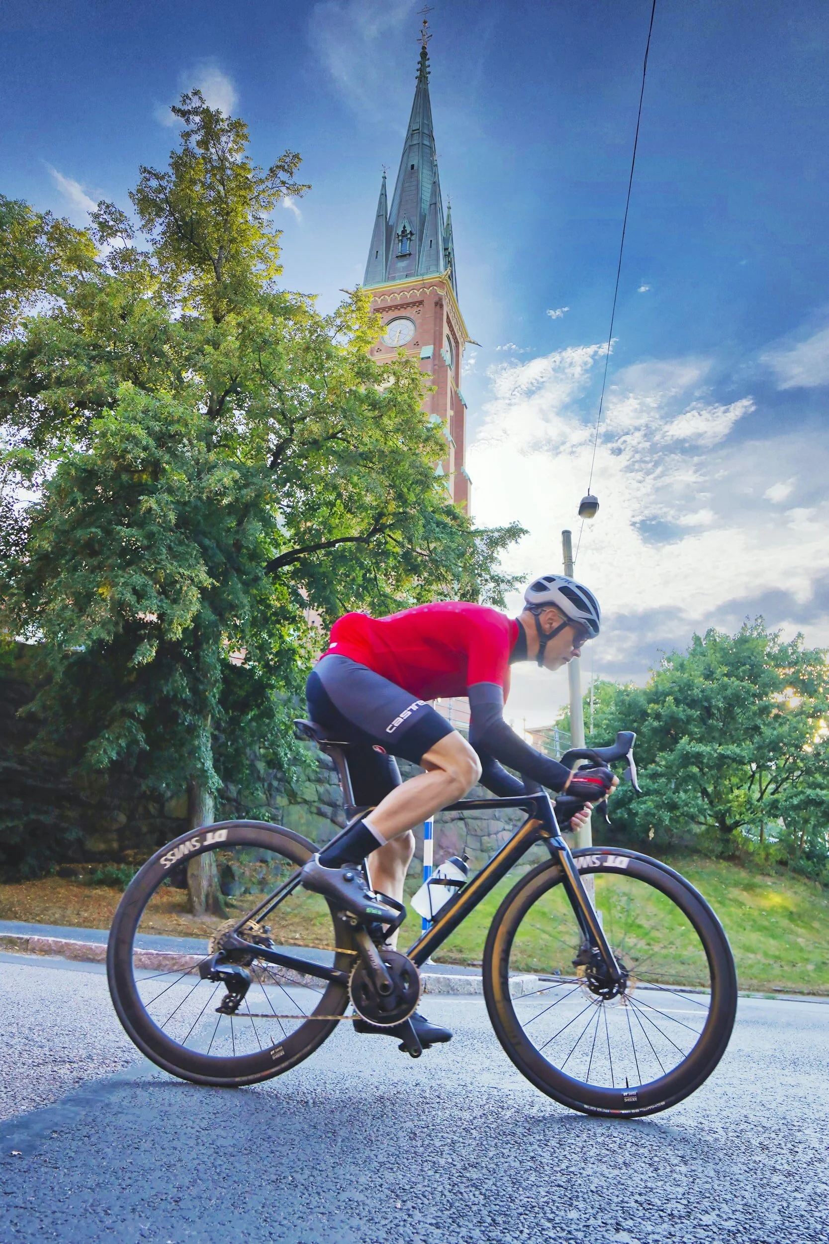 Cykelns tillryggalagda sträcka