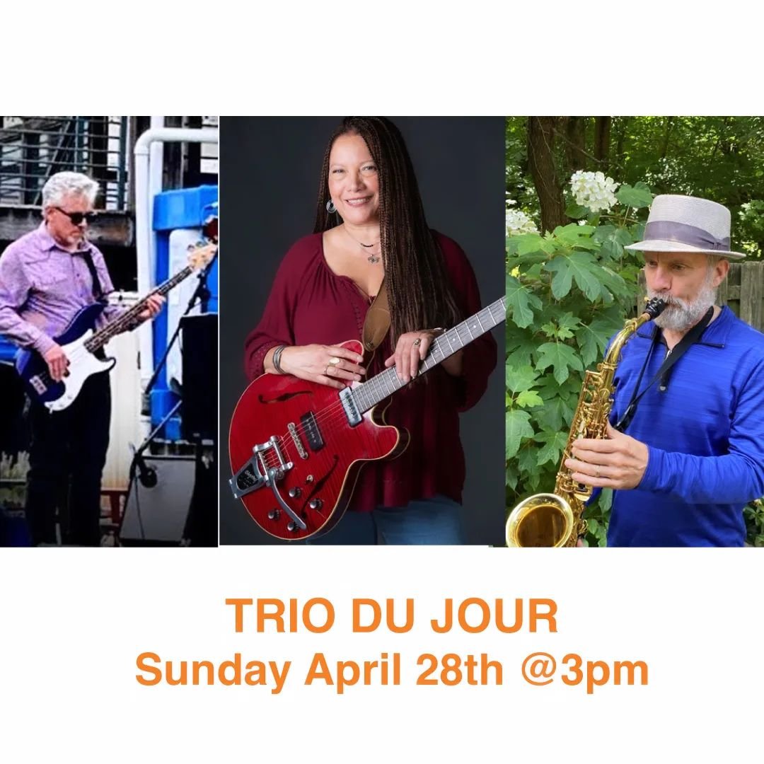 Trio du Jour will be our final performers from 3-5 on Sunday for our makers market. We can't wait to see you and to hear them play!
.
.
.
#ncmakersmarket #makersmarket #ncmakers #ncdesigners #livemusic #chapelhill #thingstodo