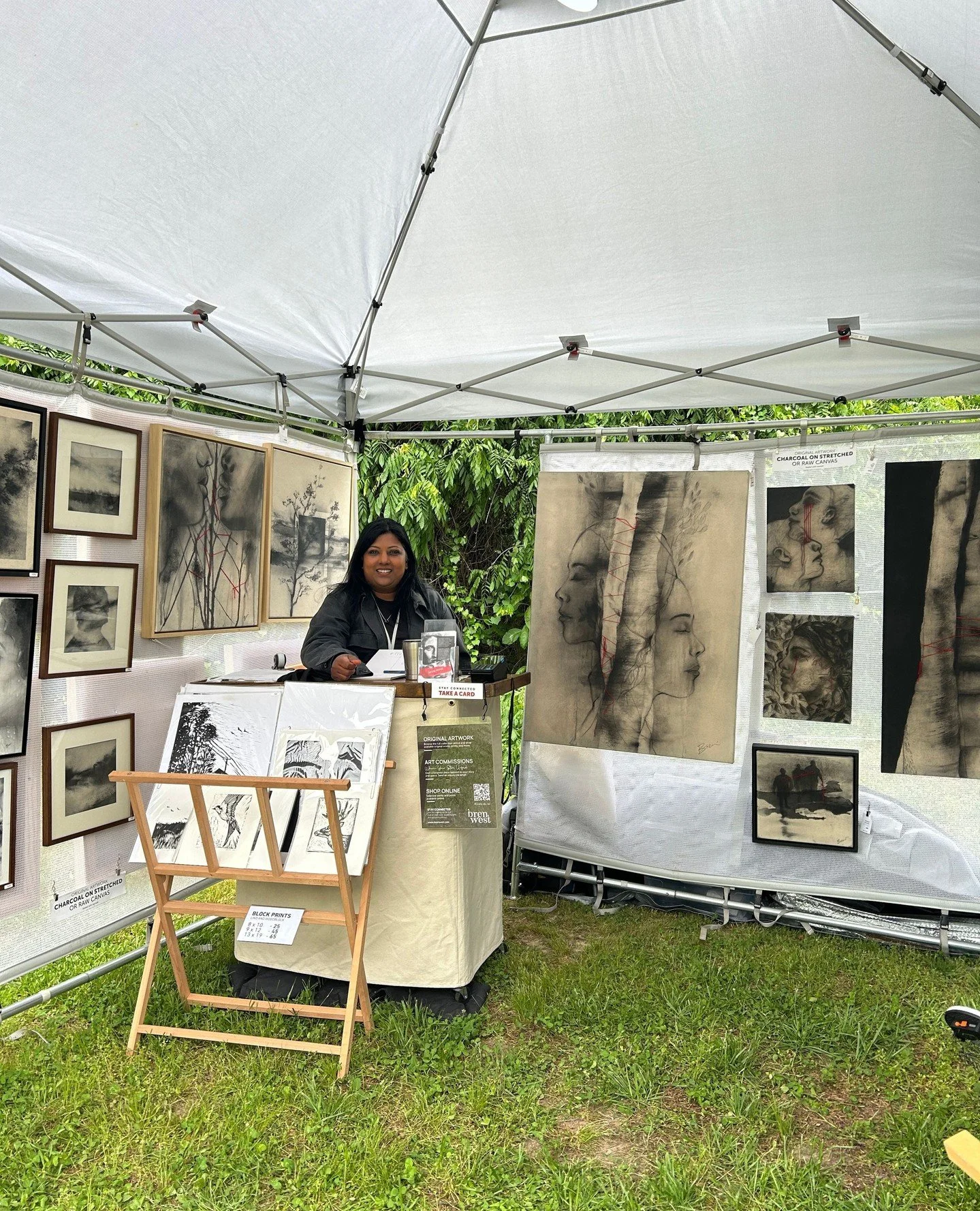 DAY 2 RECAP CONTINUED🗣️⁠
⁠
1. @brenwest.art with a full gallery of ethereal artwork👩🏽&zwj;🎨⁠
⁠
2. Grey Spiral Design taking us into a magical fairy realm with her ceramic spirits ✨️⁠
⁠
3. @aldergrandpark with handcrafted origami hangings. She was