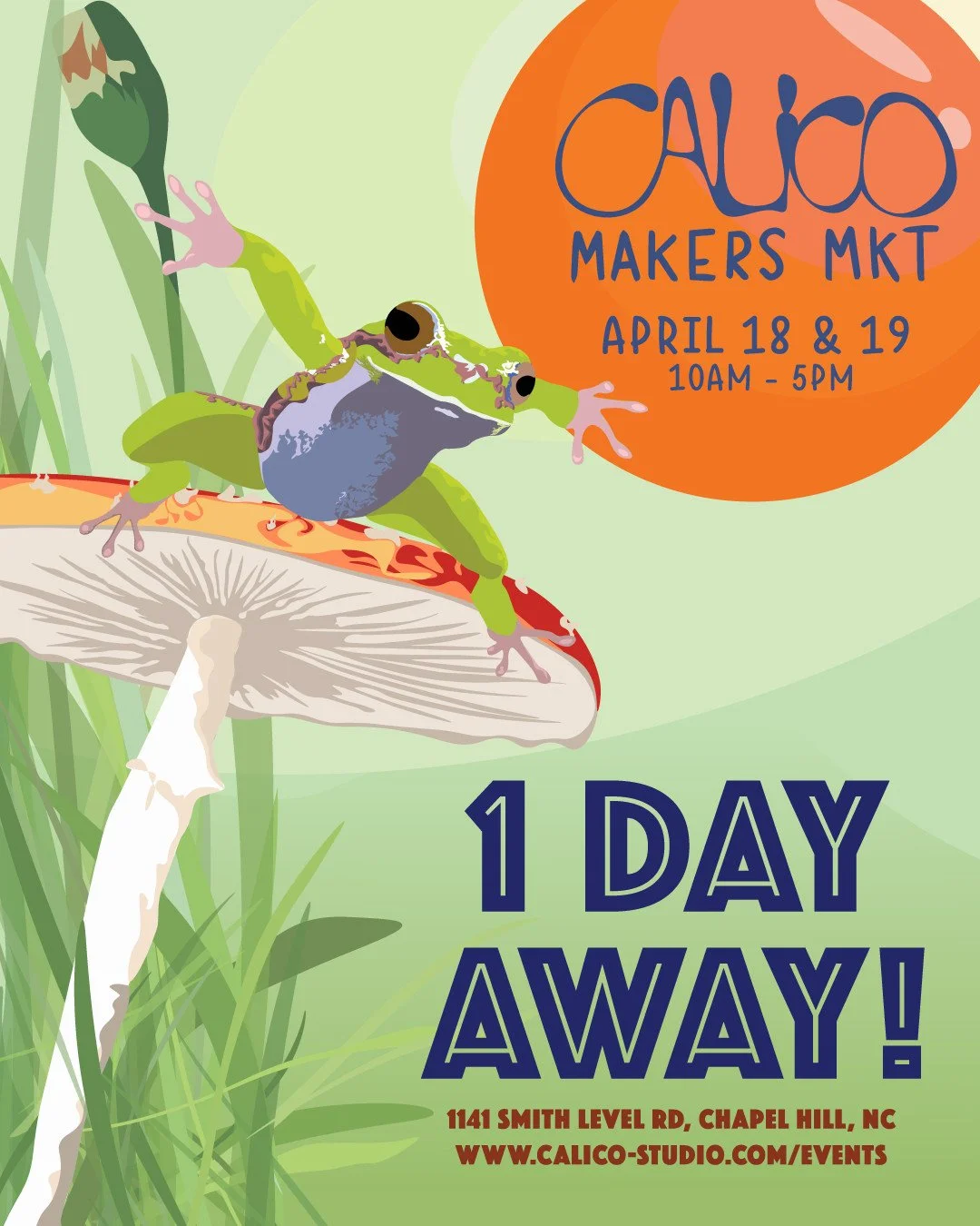 ONE DAY LEFT 'TIl OUR CALICO MAKERS MARKET!!! 🗣️⁠
⁠
Getting the Calico Creates studio set up for casual shopping😎 Didn't you say you needed some new accessories for your collection? The rest of our vendors our getting prepared for your market shopp