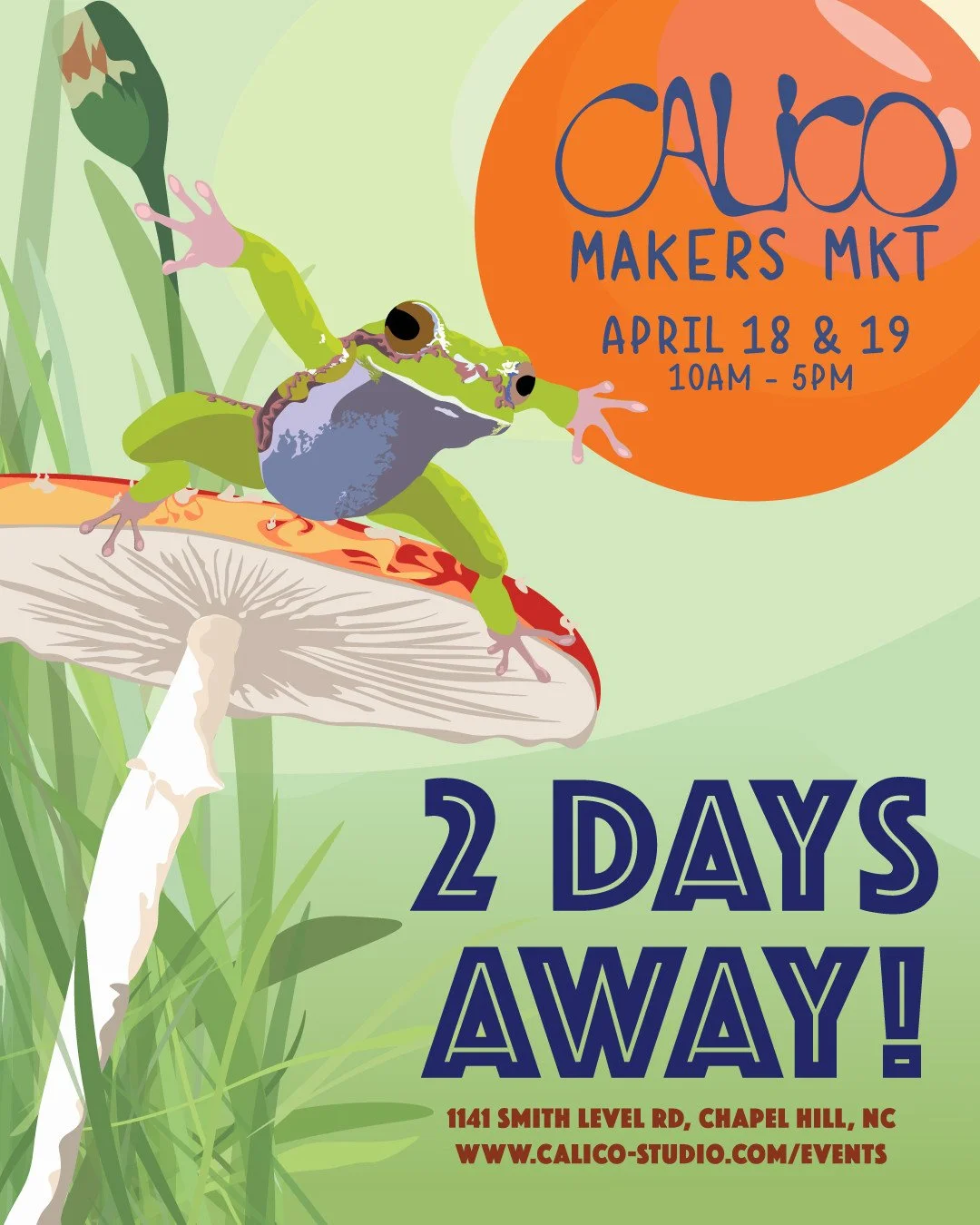 TWO DAYS LEFT UNTIL OUR CALICO MAKERS MARKET!!! ⁠
⁠
Getting our tents ready so our musicians can serenade us under some shade. ⁠
Lots of hard work went in today from everyone at Calico and we're so excited to welcome y'all to the market on Saturday a