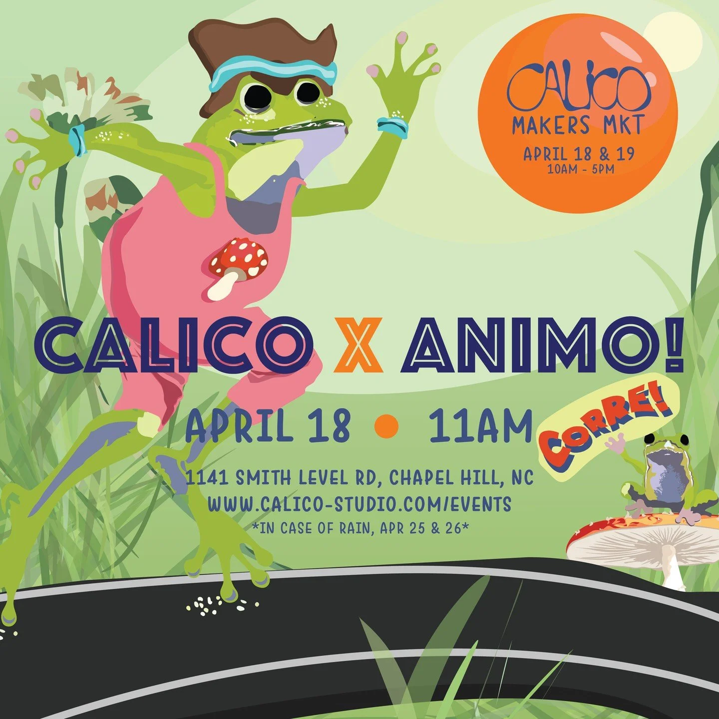 🌷🐸✨ BIG NEWS, MARKET FAM ✨🐸🏃&zwj;♀️⁠
Calico Makers Market is teaming up with @animo.runclub and we couldn&rsquo;t be more excited ❤️⁠
Lace up and leap into the day with us. ⁠
Animo will be kicking things off with a community run starting at 11 AM