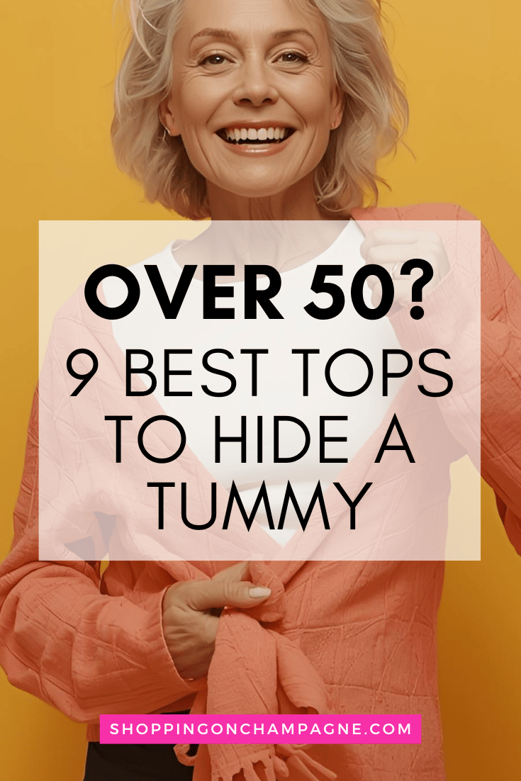 9 Tops to Hide a Tummy for Women Over 50