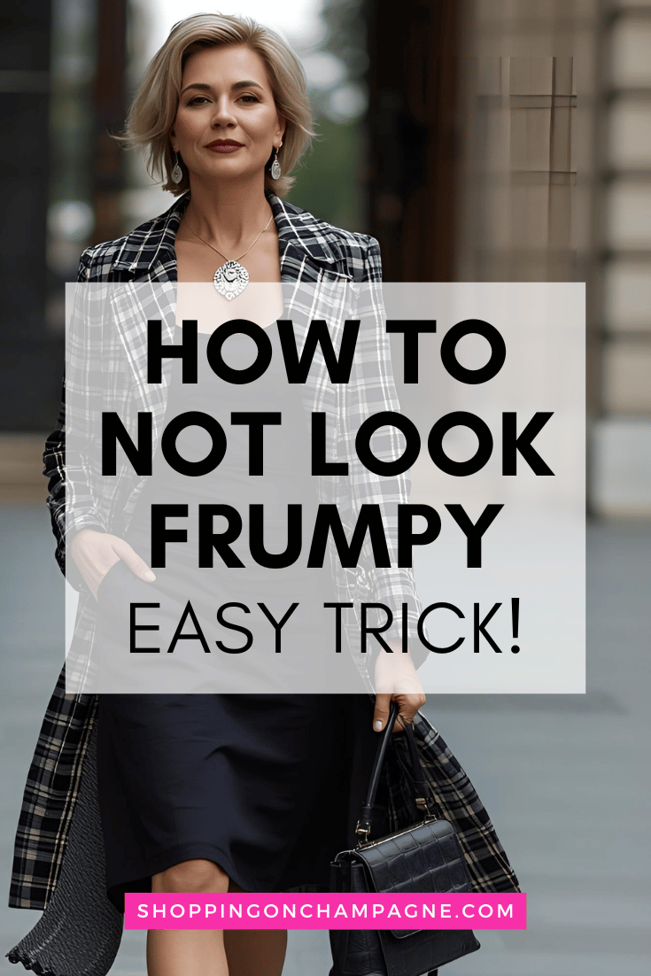 How to Not Look Frumpy with this Easy Trick!