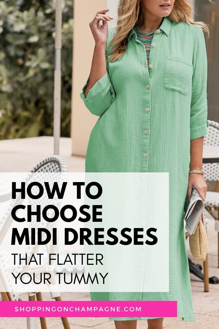 Midi Dresses That Don’t Emphasize the Midsection