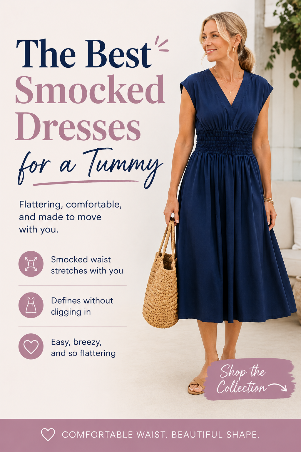 The Best Smocked Dresses for a Tummy