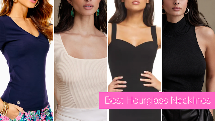 A square neckline is ideal for those with broad shoulders as it helps, broad shoulders women