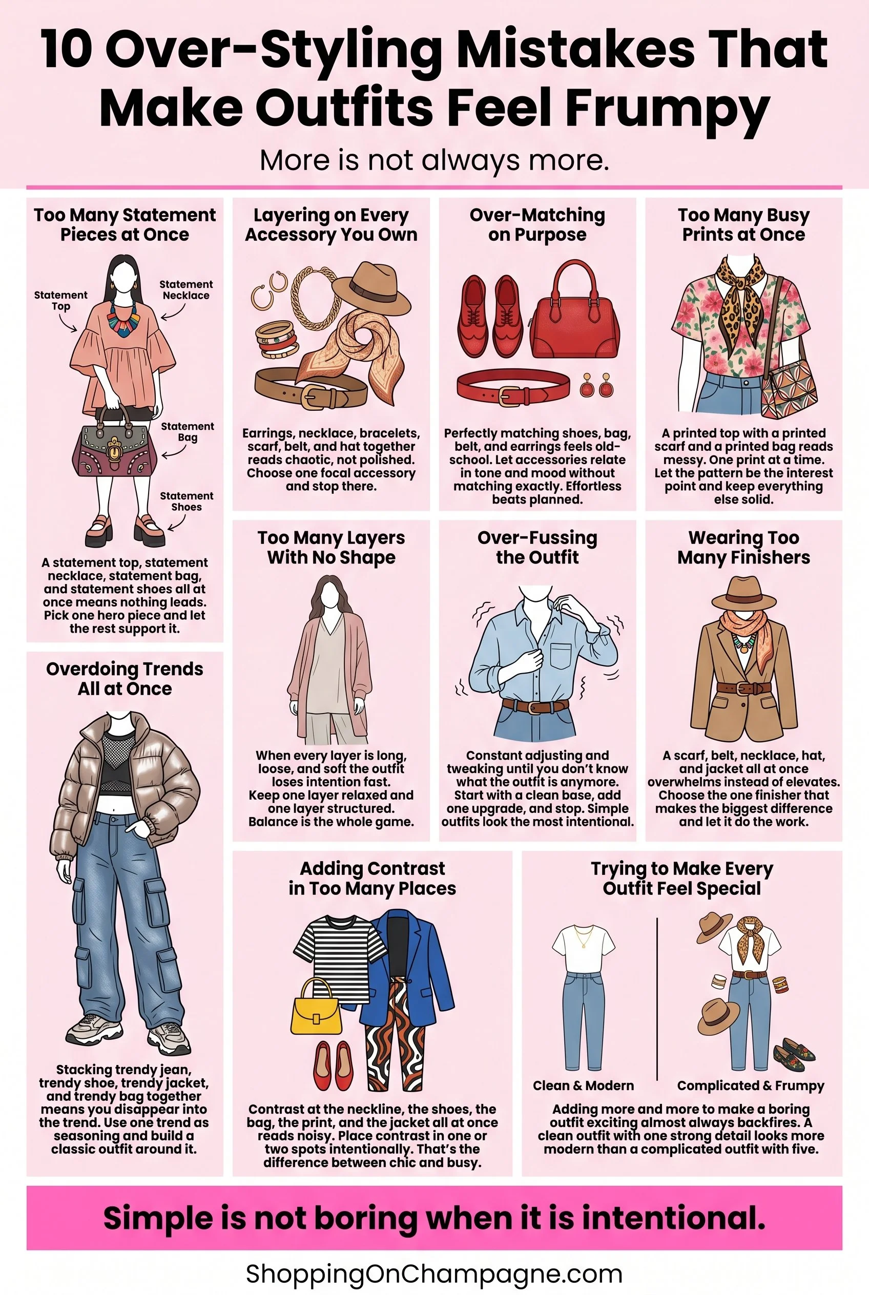 Over-Styling Mistakes You Might Be Making