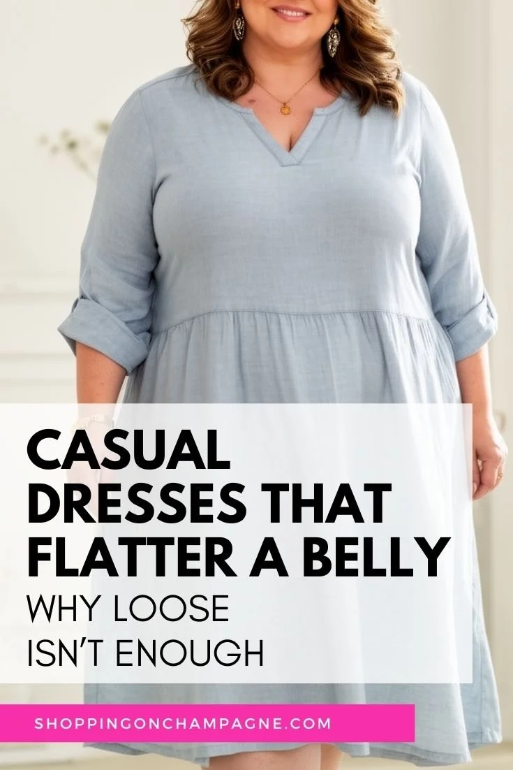 Casual Dresses that Flatter a Belly Without Looking Tent-Like