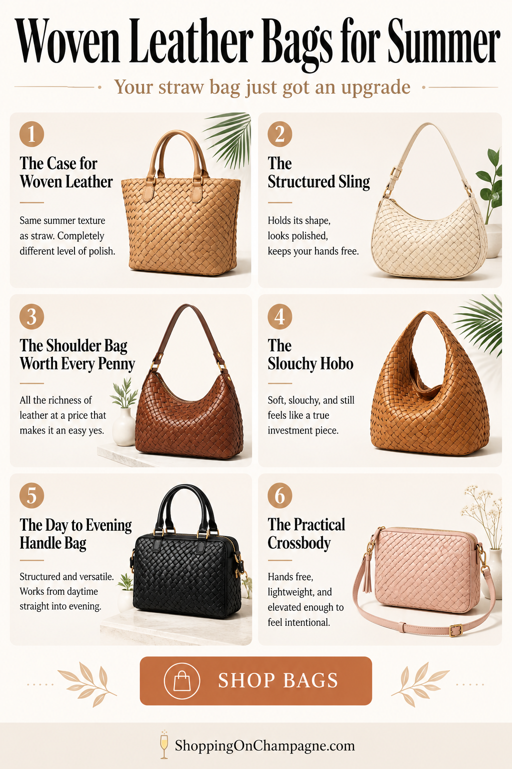Woven Leather Bags for Summer? Yes, Please!