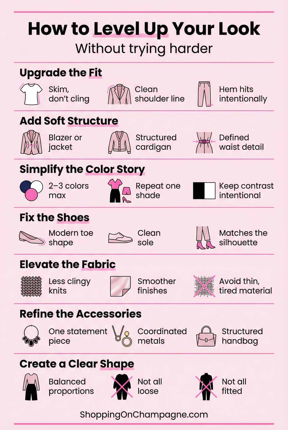 How to Level Up Your Look Without Trying Harder — Shopping on Champagne