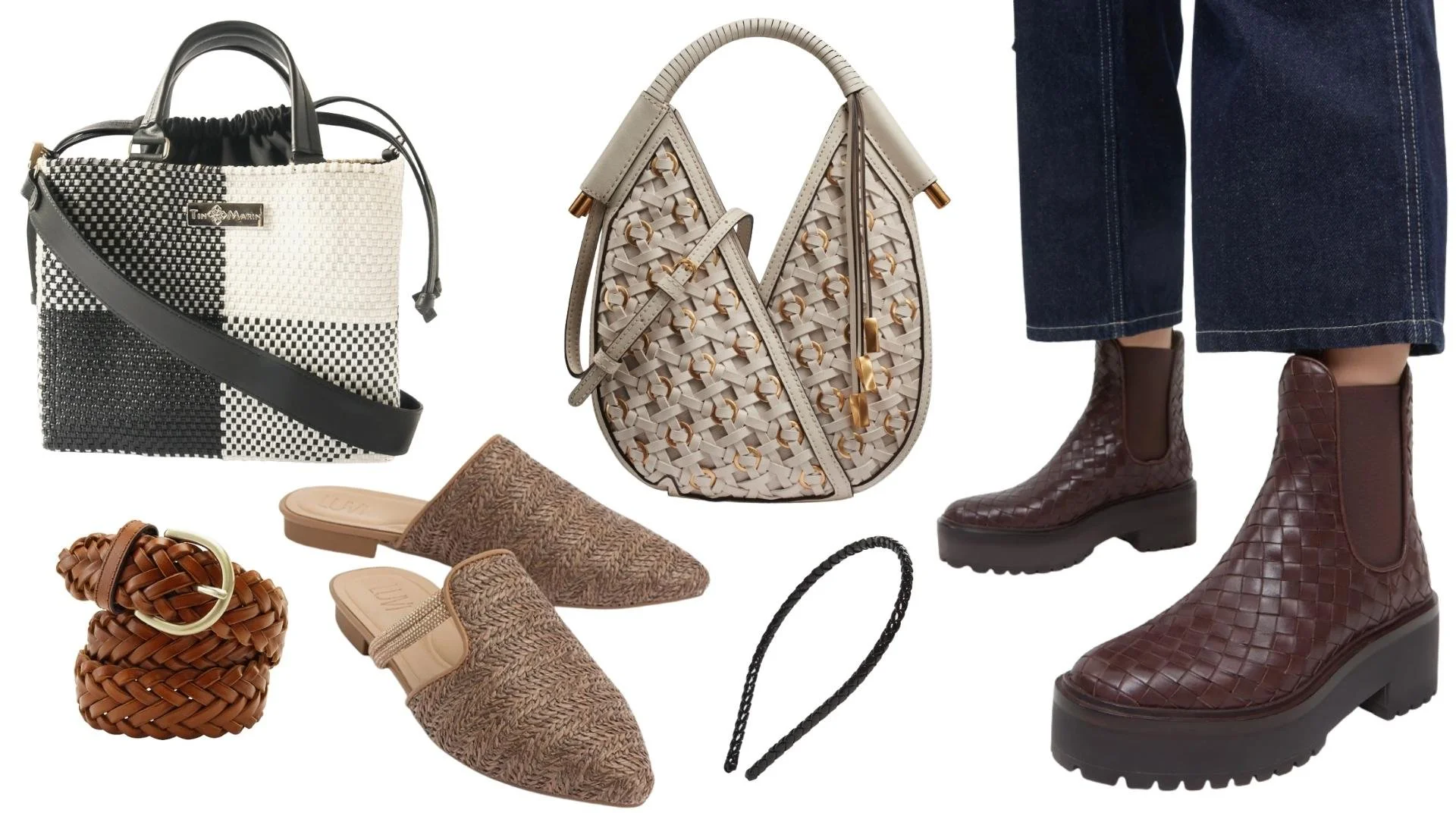 How to Wear Woven Leather Without Feeling Trendy