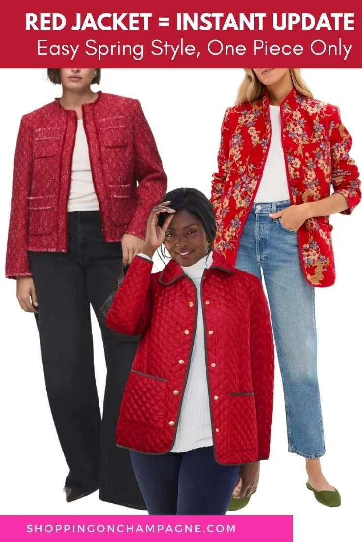 Spring Style Trend: The Red Jacket