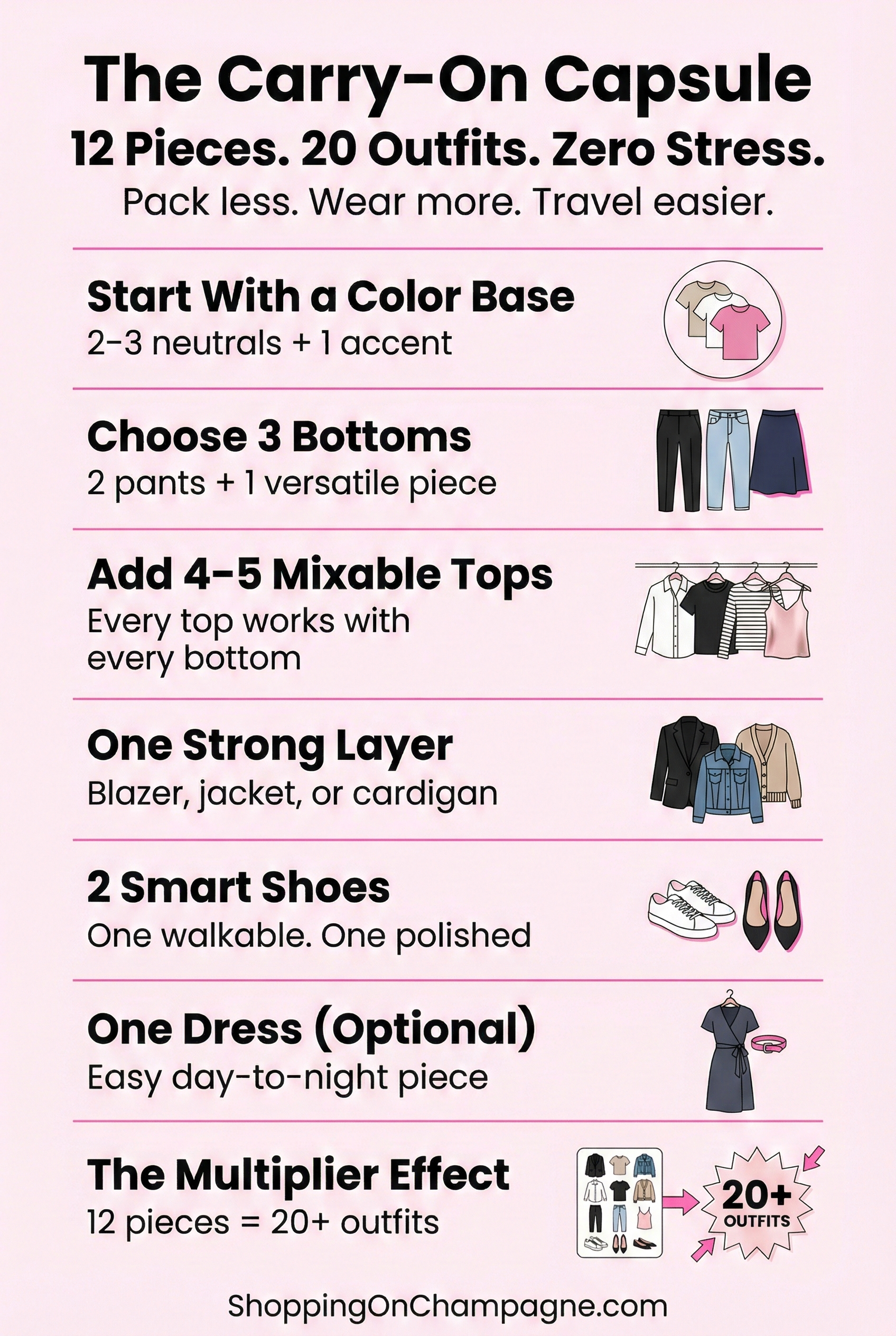 How to Build a Carry-On Capsule Wardrobe