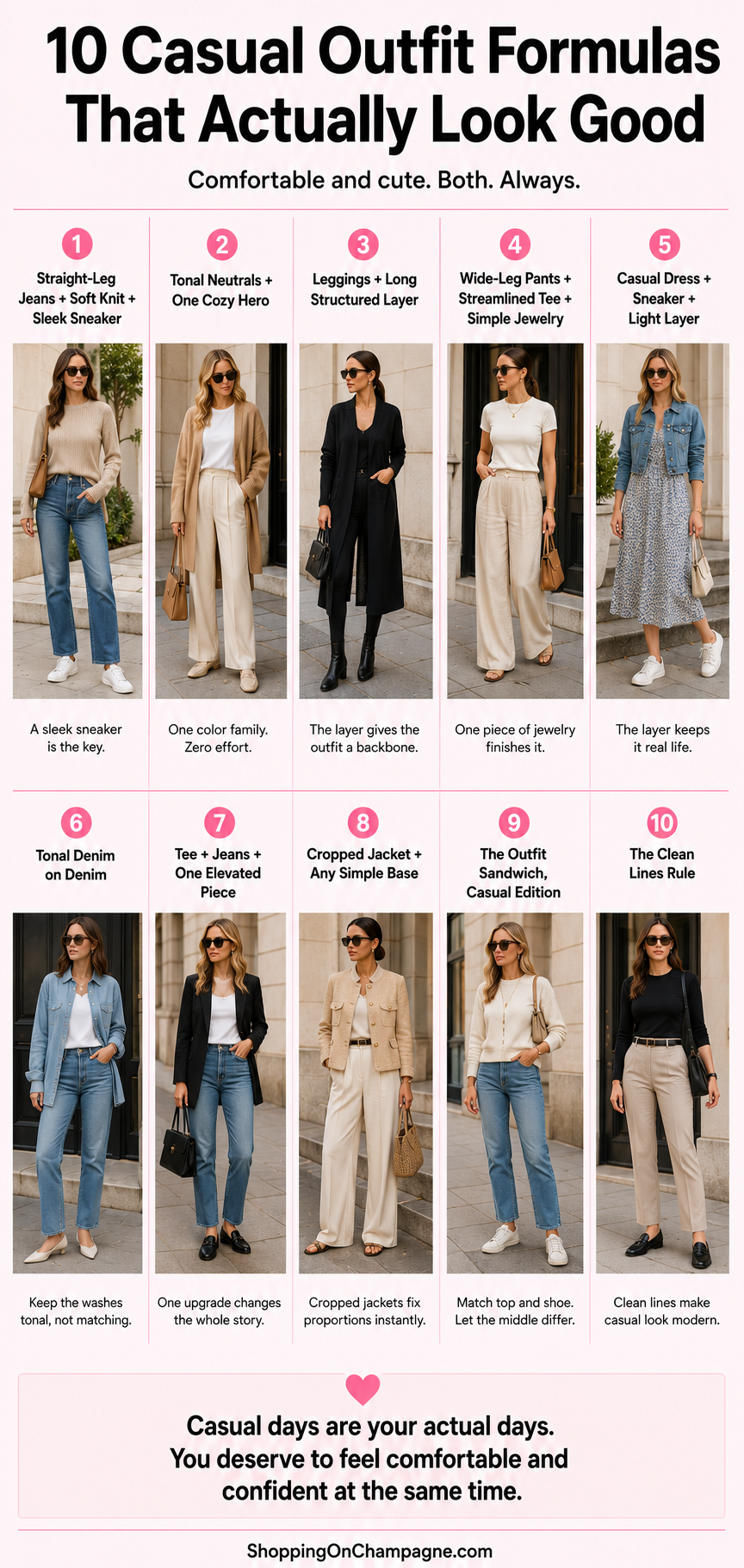 Casual Outfit Formulas You Can Wear on Repeat
