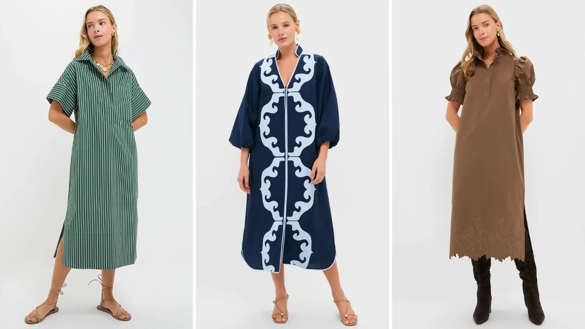 Flattering Midi Dresses for Women Who Have a Belly